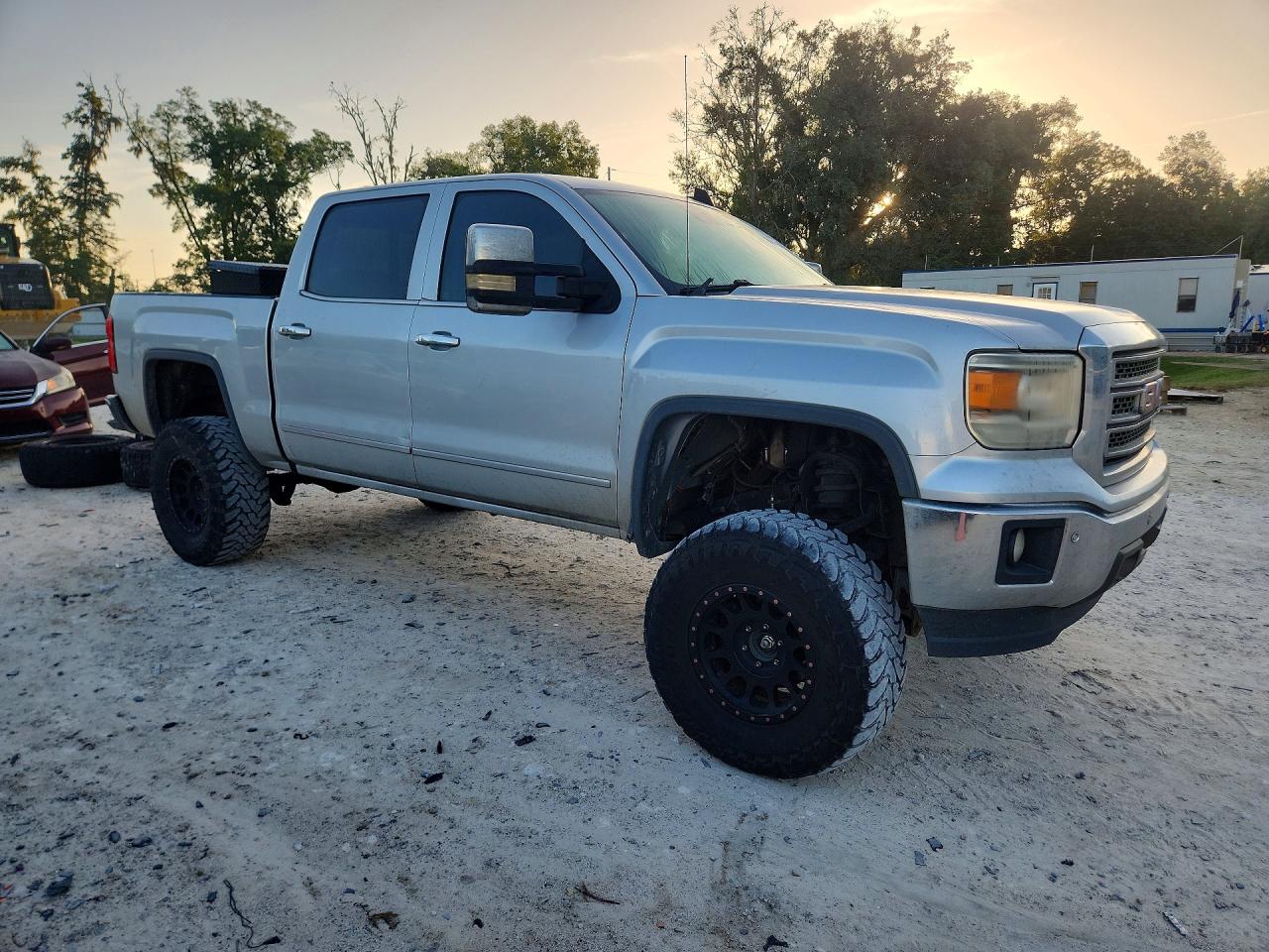 2015 Gmc Sierra K1500 Slt Silver vin: 3GTU2VEC5FG426914