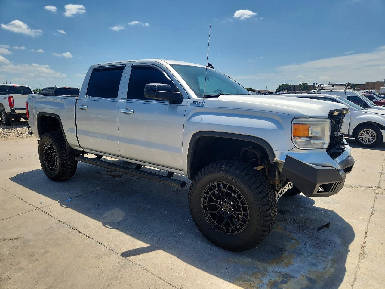 2015 Gmc Sierra K1500 Slt Silver vin: 3GTU2VEC5FG437864