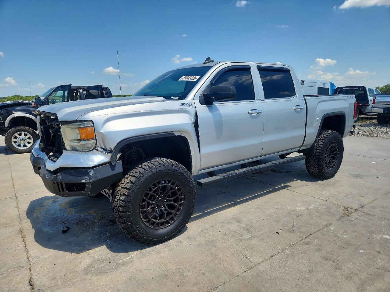 2015 Gmc Sierra K1500 Slt Silver vin: 3GTU2VEC5FG437864