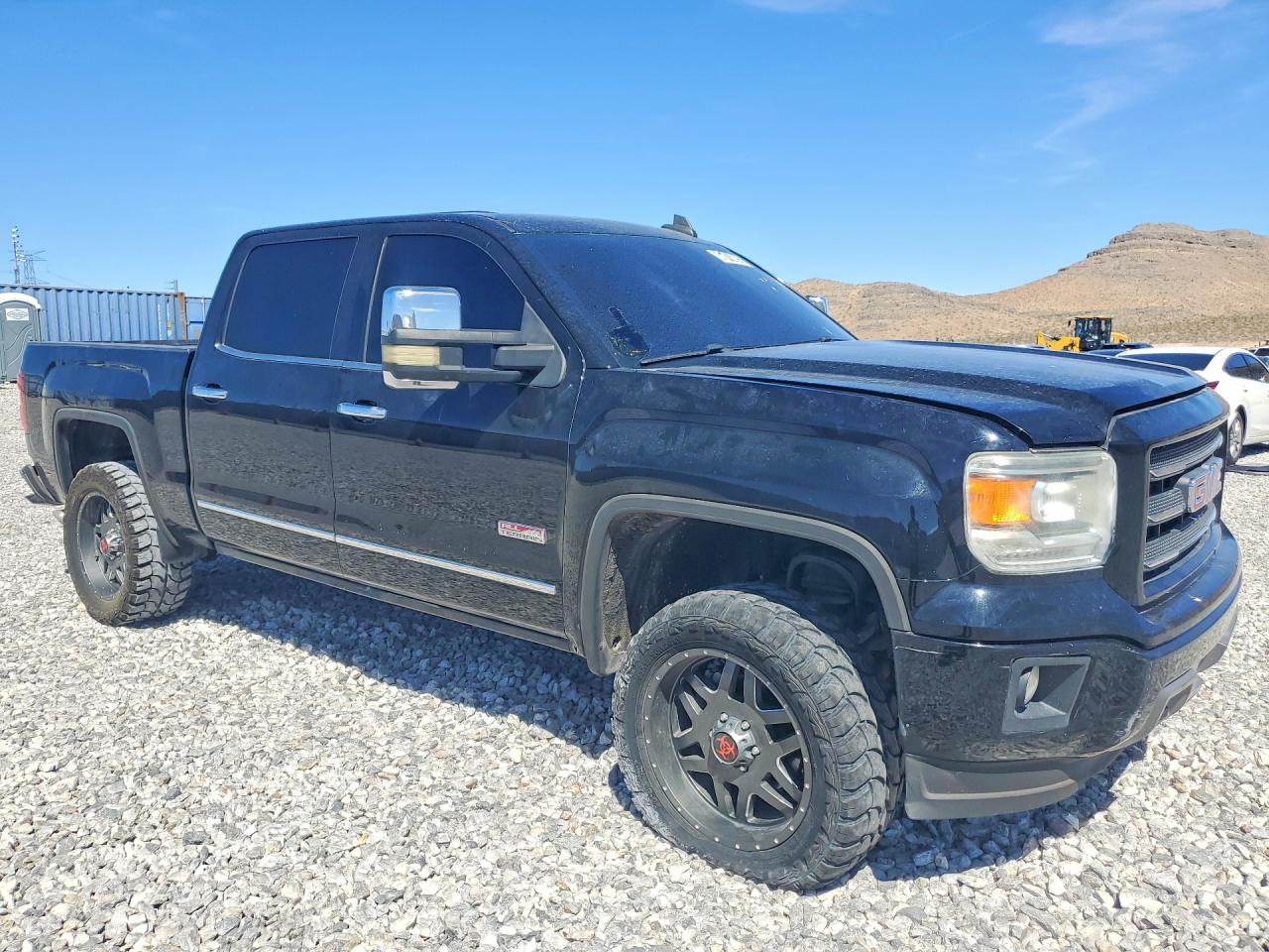 2015 Gmc Sierra K1500 Slt Black vin: 3GTU2VEC5FG483856