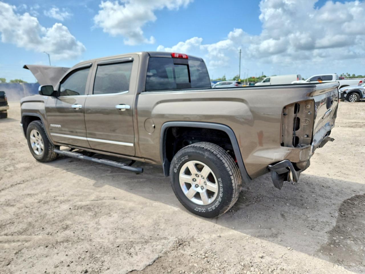 2014 Gmc Sierra K1500 Slt Серый vin: 3GTU2VEC6EG127835