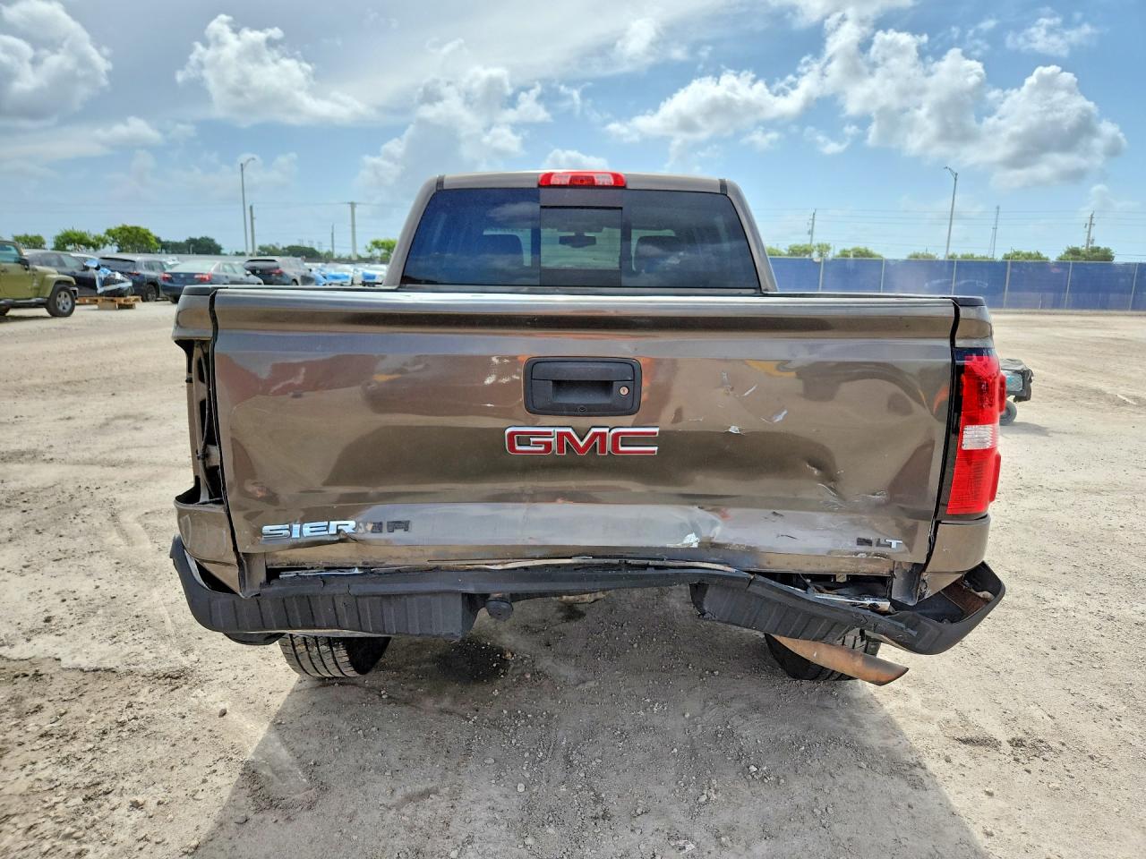 2014 Gmc Sierra K1500 Slt Серый vin: 3GTU2VEC6EG127835