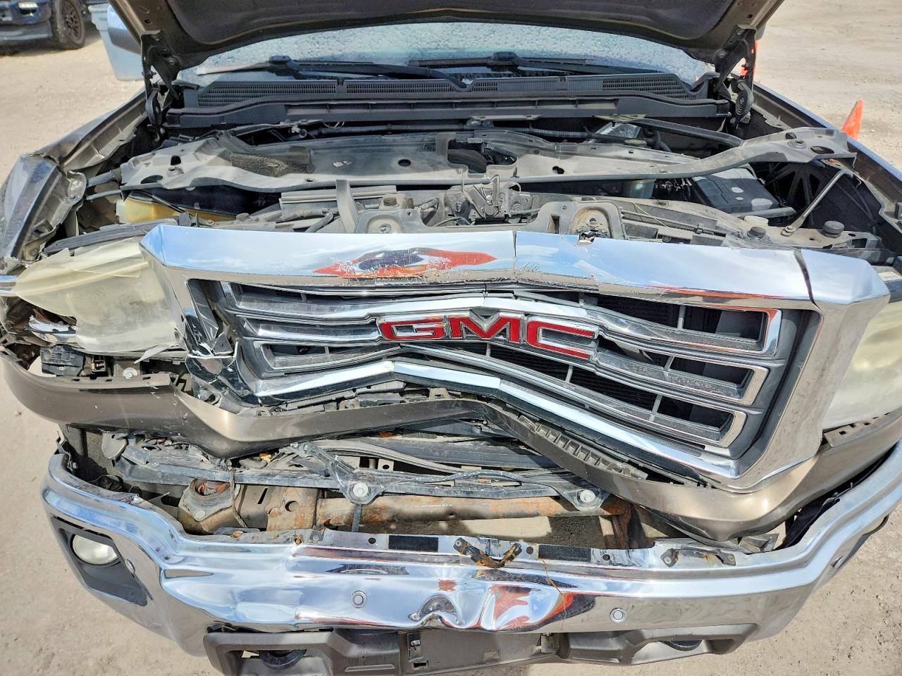 2014 Gmc Sierra K1500 Slt Серый vin: 3GTU2VEC6EG127835