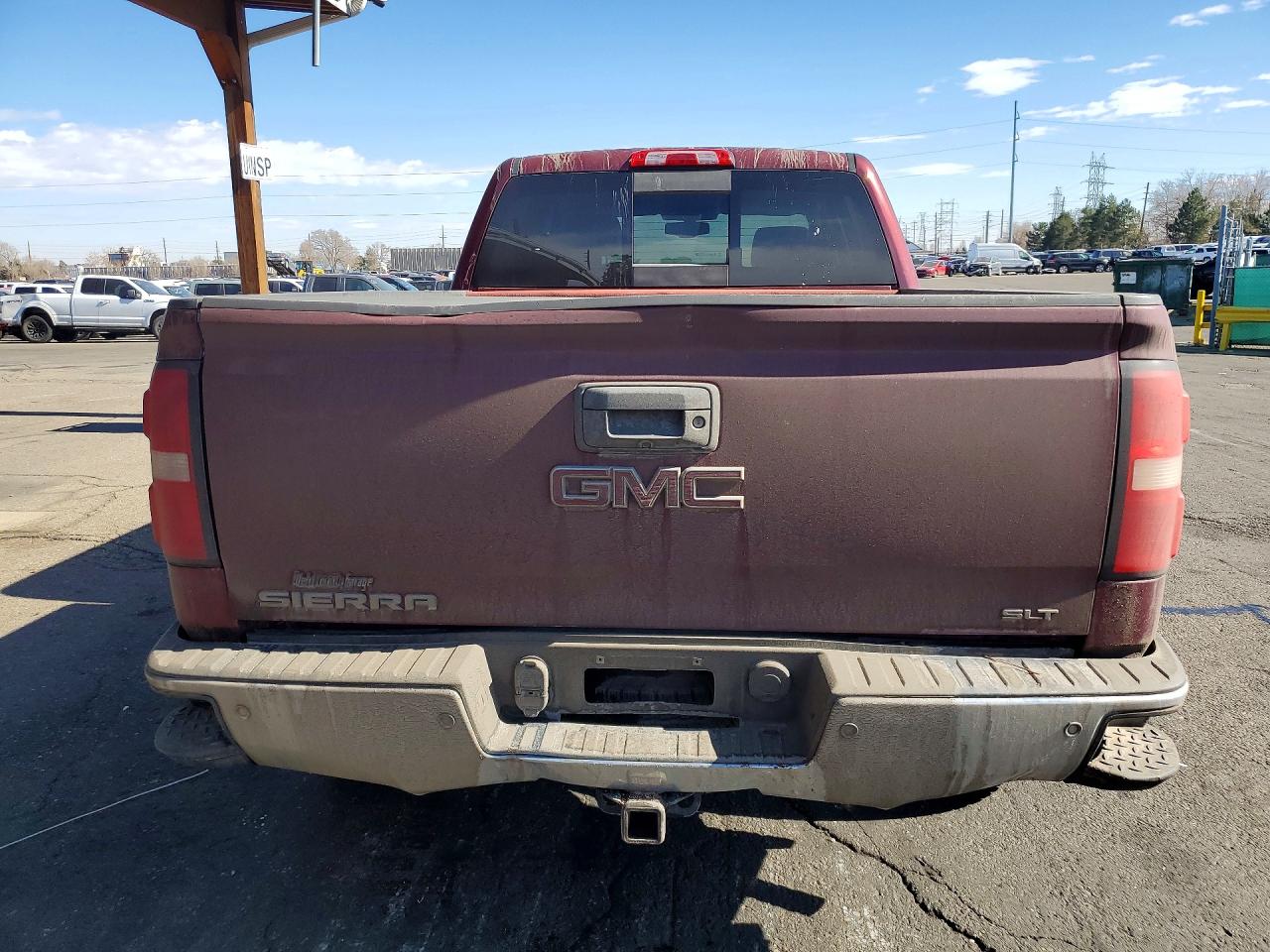 2014 Gmc Sierra K1500 Slt Maroon vin: 3GTU2VEC6EG135465