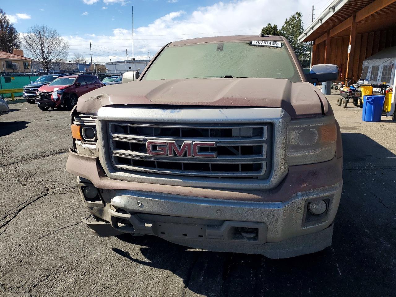 2014 Gmc Sierra K1500 Slt Maroon vin: 3GTU2VEC6EG135465