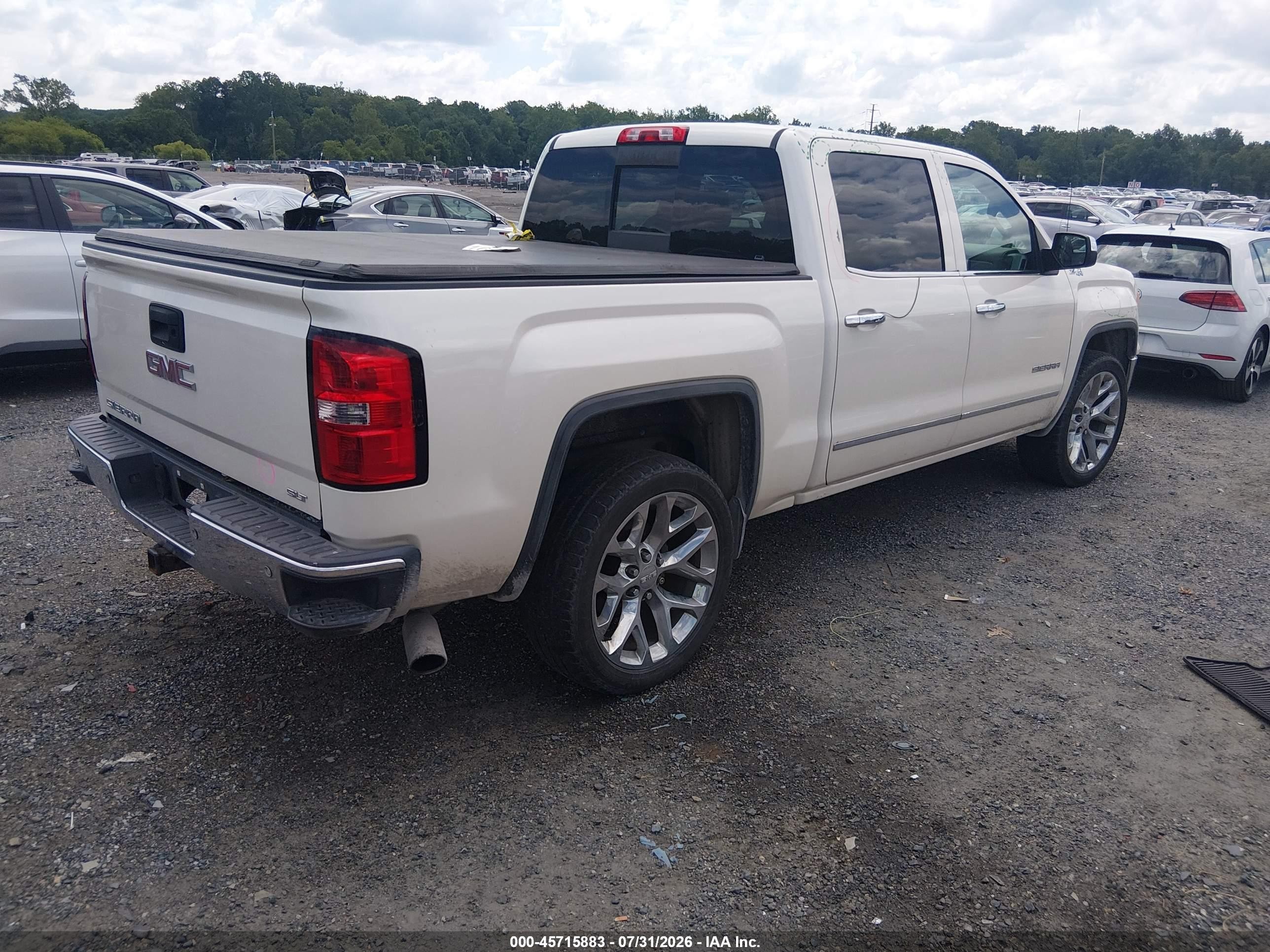 2014 Gmc Sierra 1500 Slt Black vin: 3GTU2VEC6EG194614