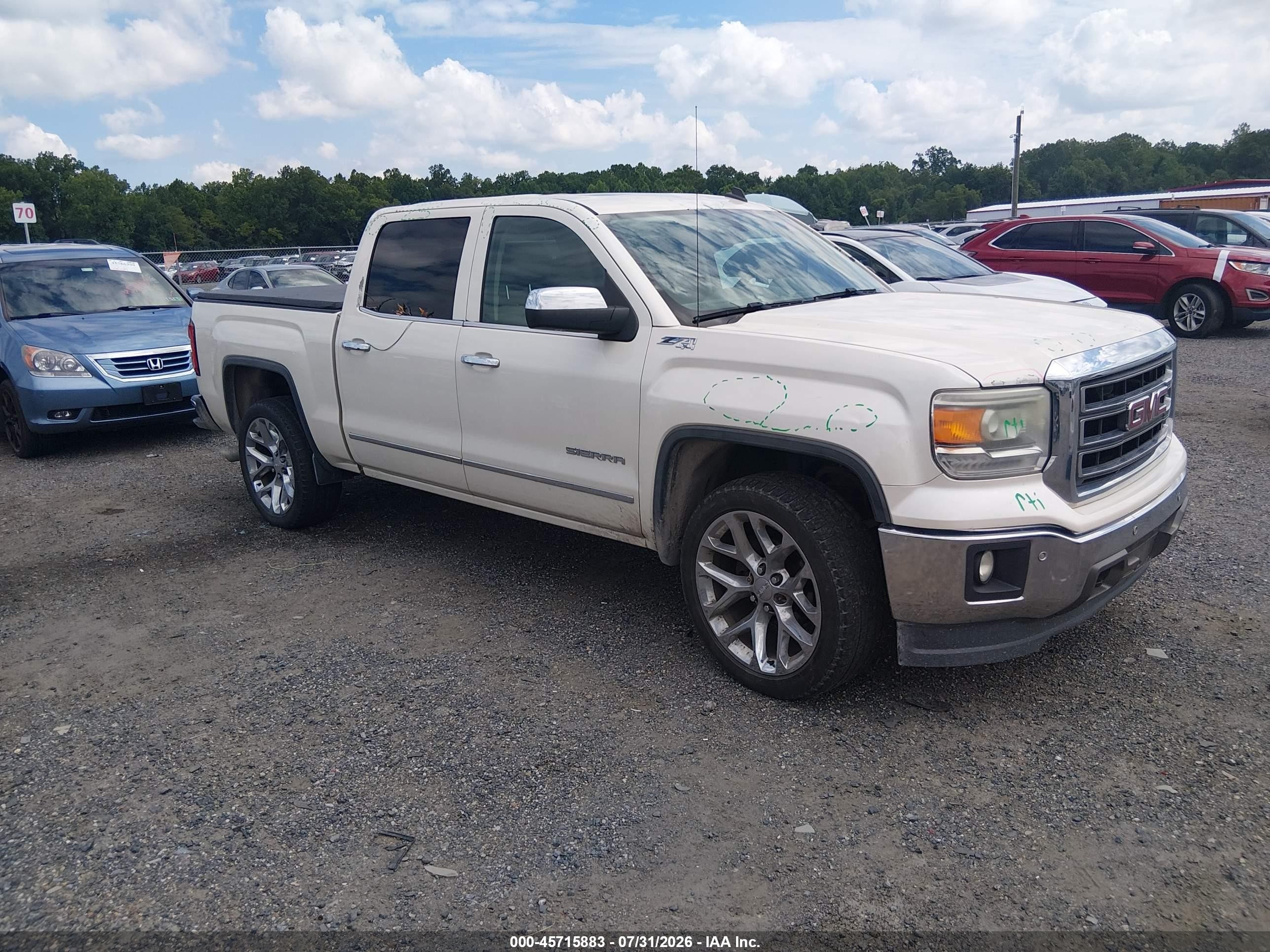 2014 Gmc Sierra 1500 Slt Black vin: 3GTU2VEC6EG194614