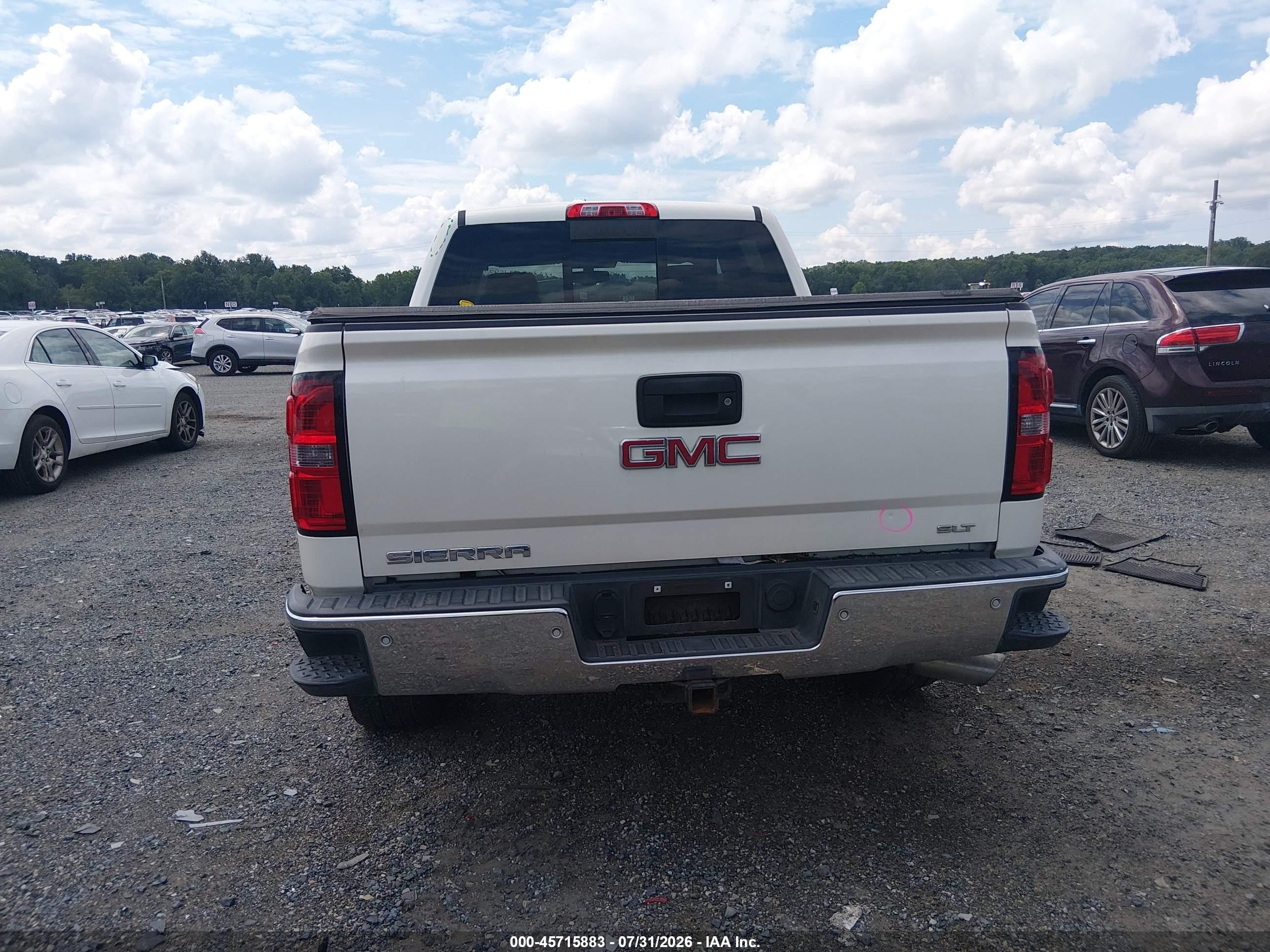 2014 Gmc Sierra 1500 Slt Black vin: 3GTU2VEC6EG194614