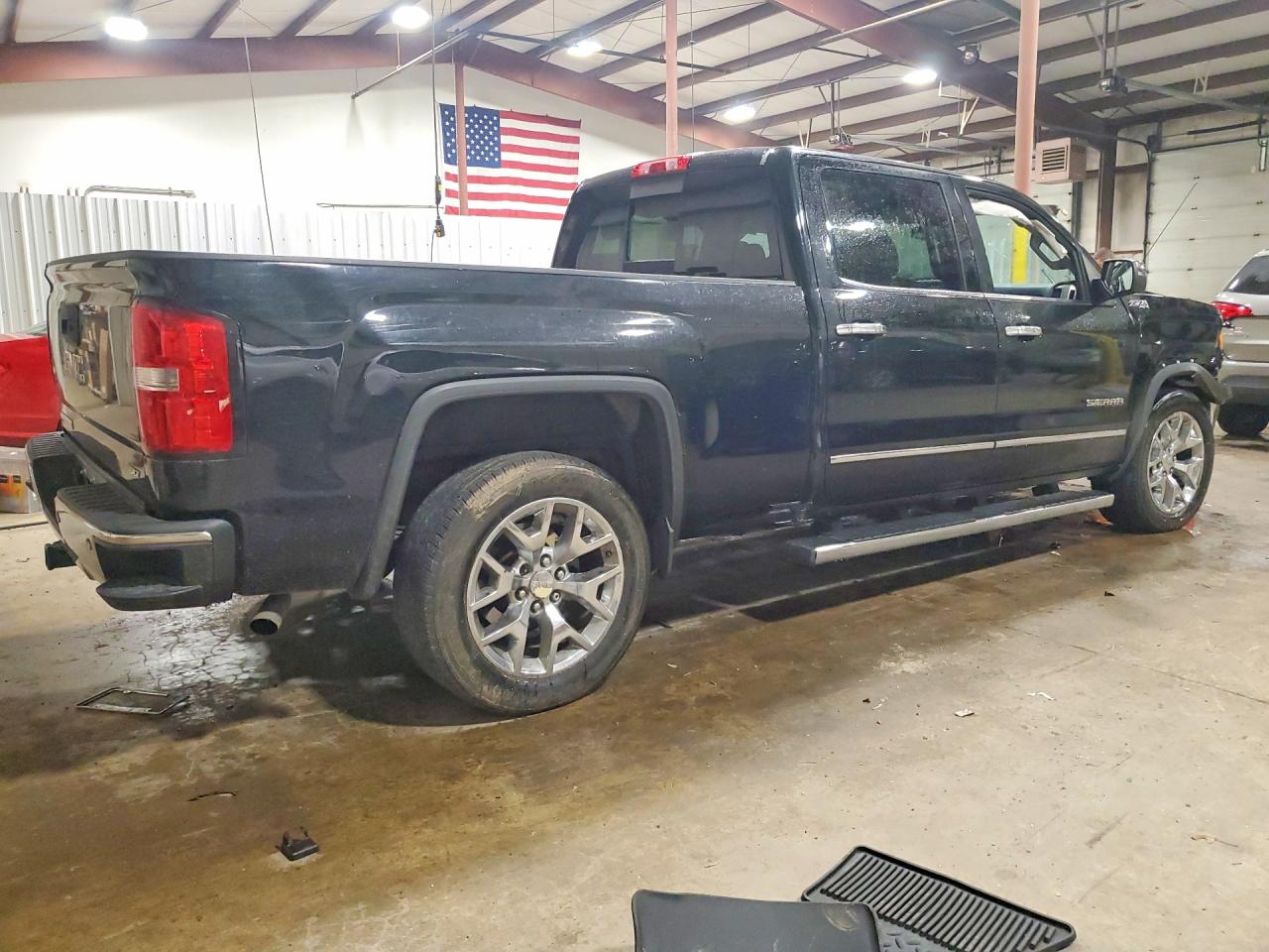 2014 Gmc Sierra K1500 Slt Black vin: 3GTU2VEC6EG217003
