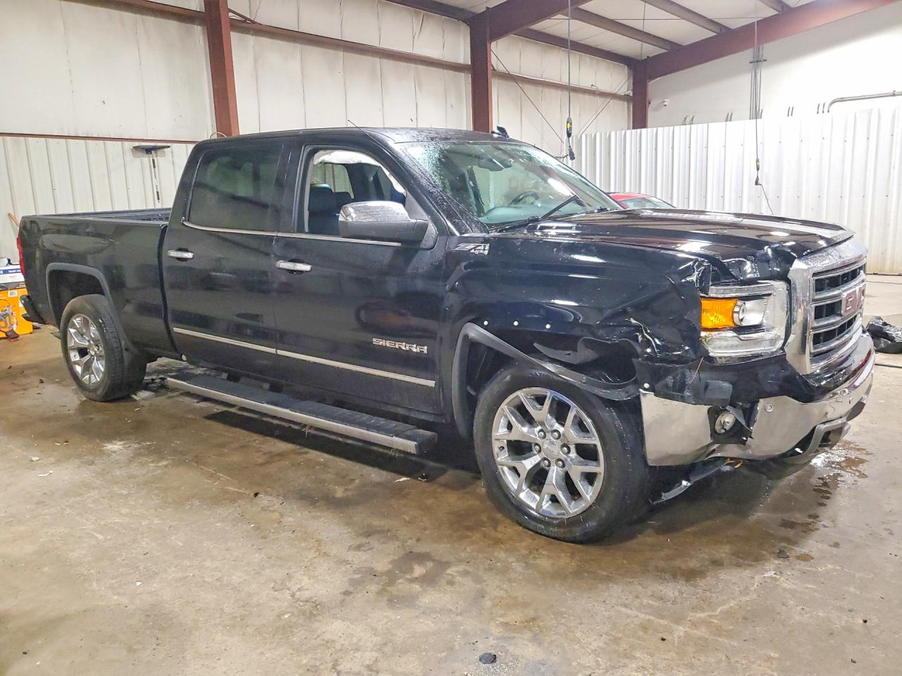 2014 Gmc Sierra K1500 Slt Black vin: 3GTU2VEC6EG217003