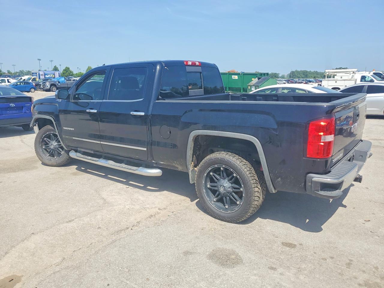 2014 Gmc Sierra K1500 Slt Black vin: 3GTU2VEC6EG241494