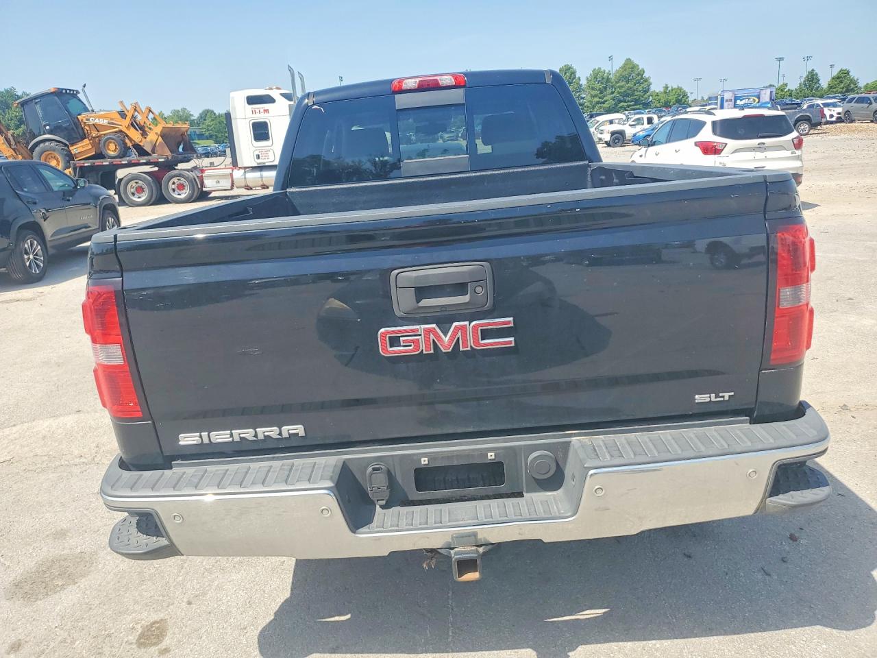 2014 Gmc Sierra K1500 Slt Black vin: 3GTU2VEC6EG241494