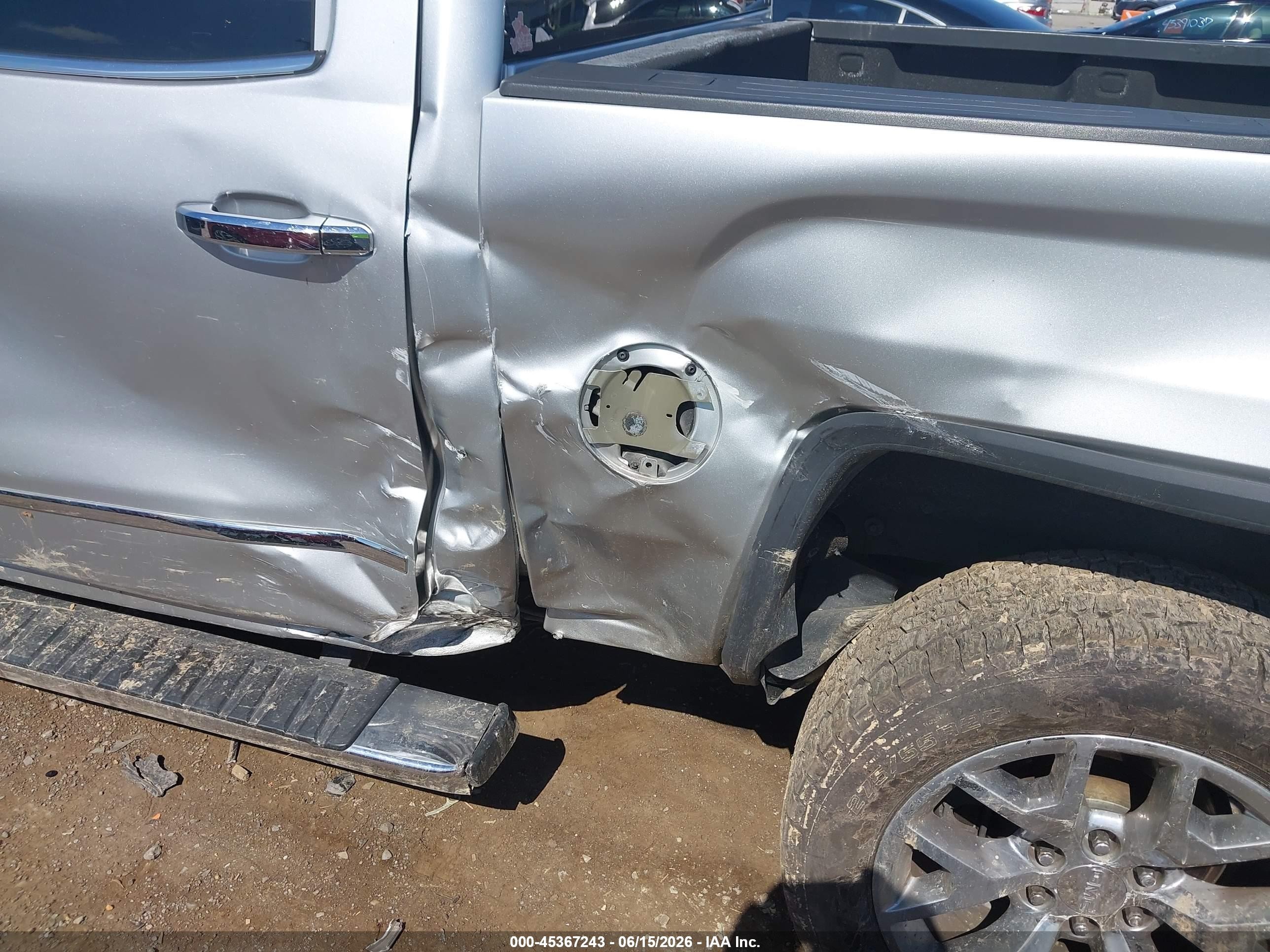 2014 Gmc Sierra 1500 Slt Silver vin: 3GTU2VEC6EG276603