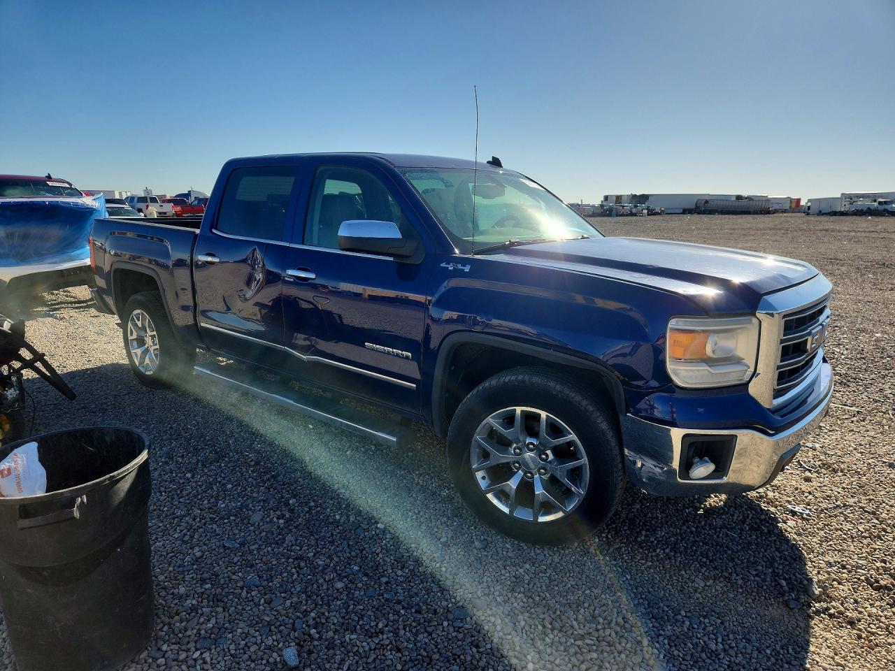 2014 Gmc Sierra K1500 Slt Синий vin: 3GTU2VEC6EG348352