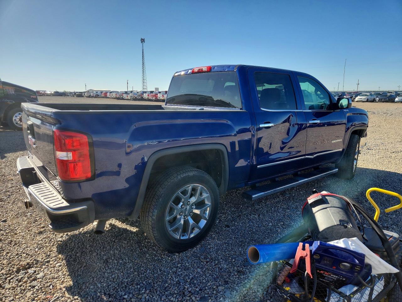 2014 Gmc Sierra K1500 Slt Синий vin: 3GTU2VEC6EG348352