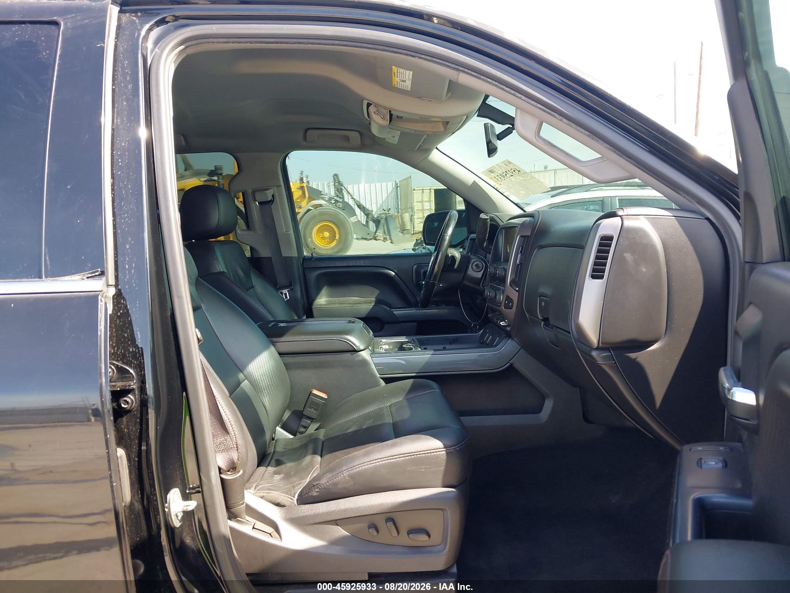 2014 Gmc Sierra 1500 Slt Black vin: 3GTU2VEC6EG418576