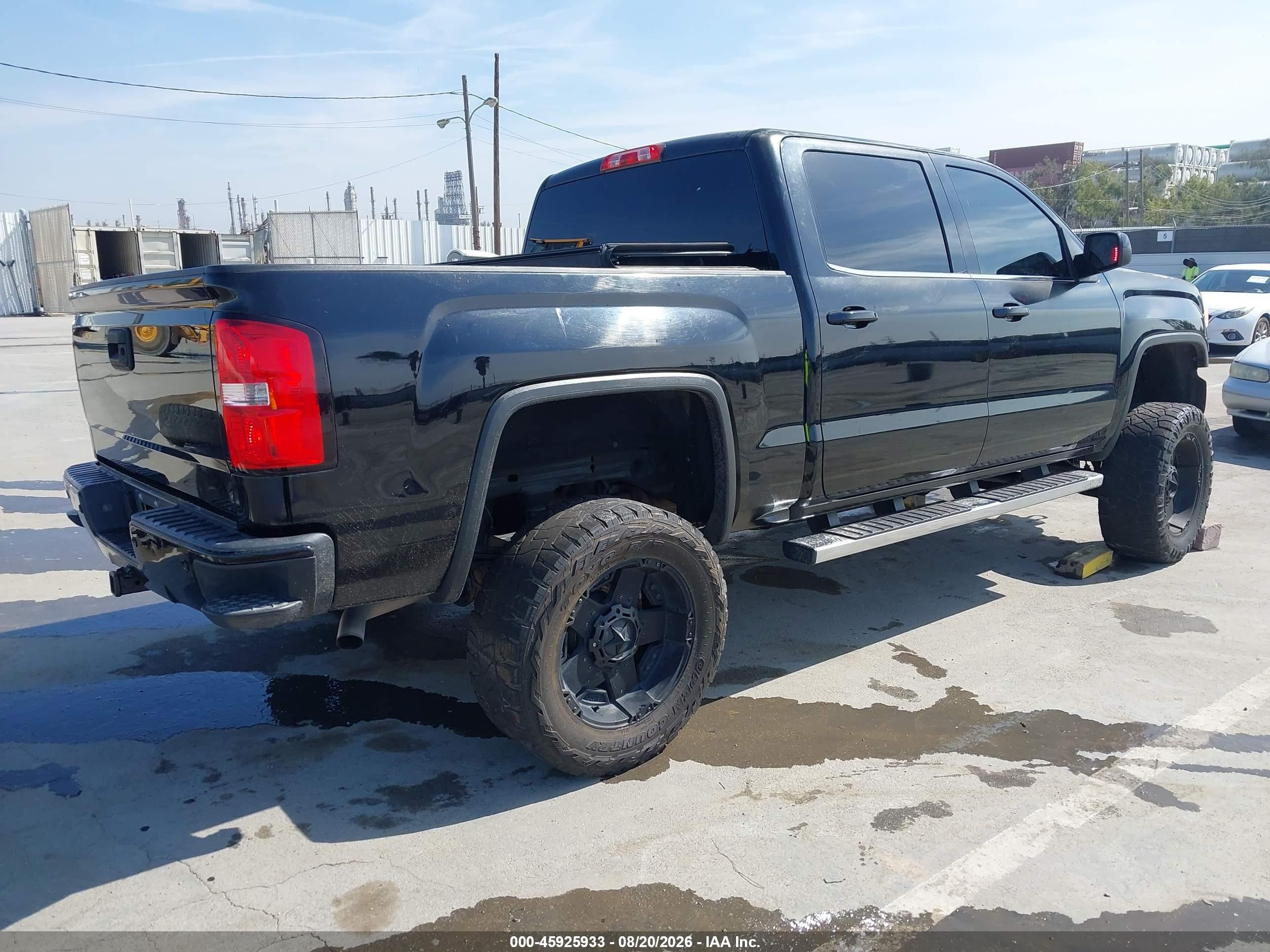2014 Gmc Sierra 1500 Slt Black vin: 3GTU2VEC6EG418576
