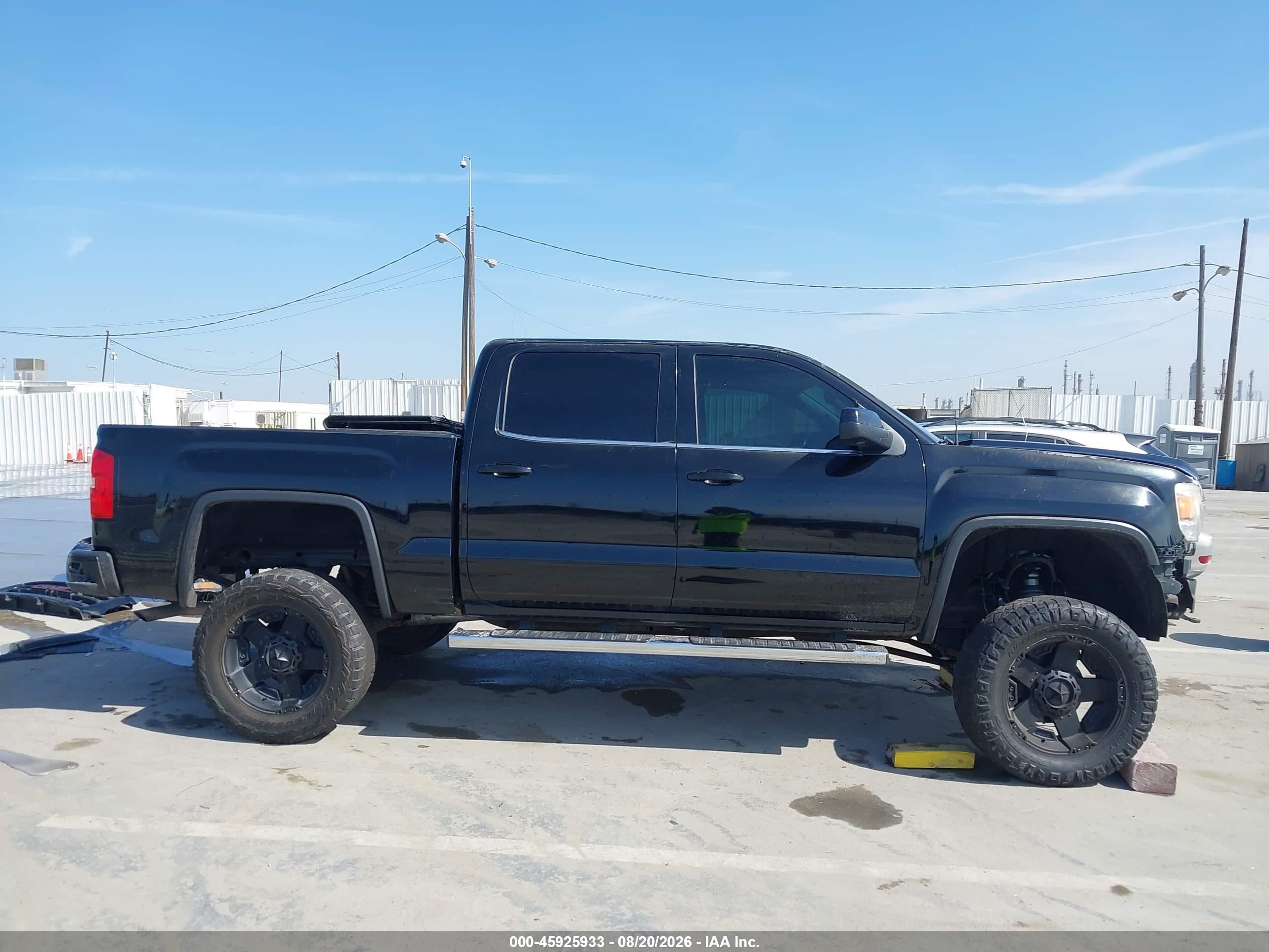 2014 Gmc Sierra 1500 Slt Black vin: 3GTU2VEC6EG418576