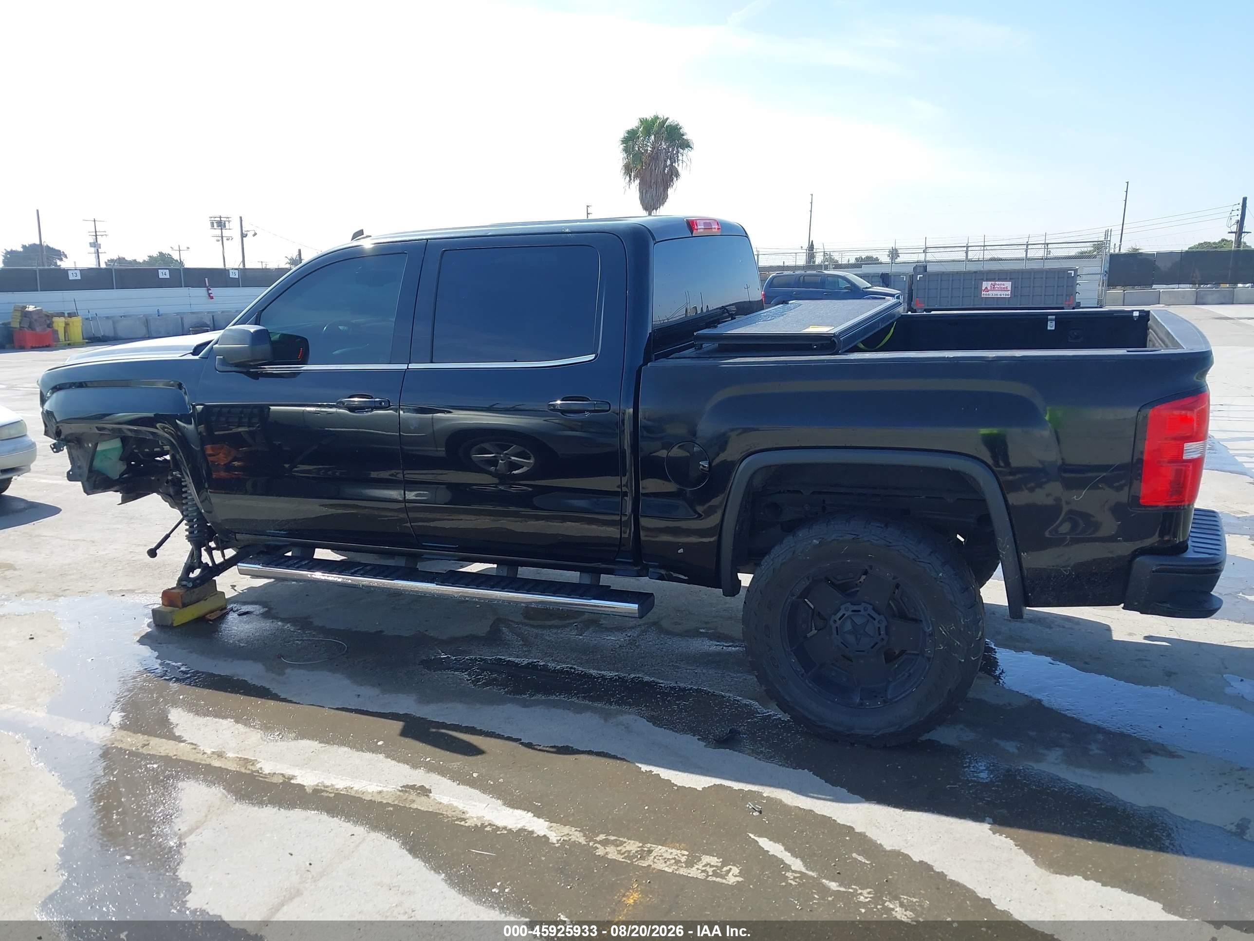 2014 Gmc Sierra 1500 Slt Black vin: 3GTU2VEC6EG418576