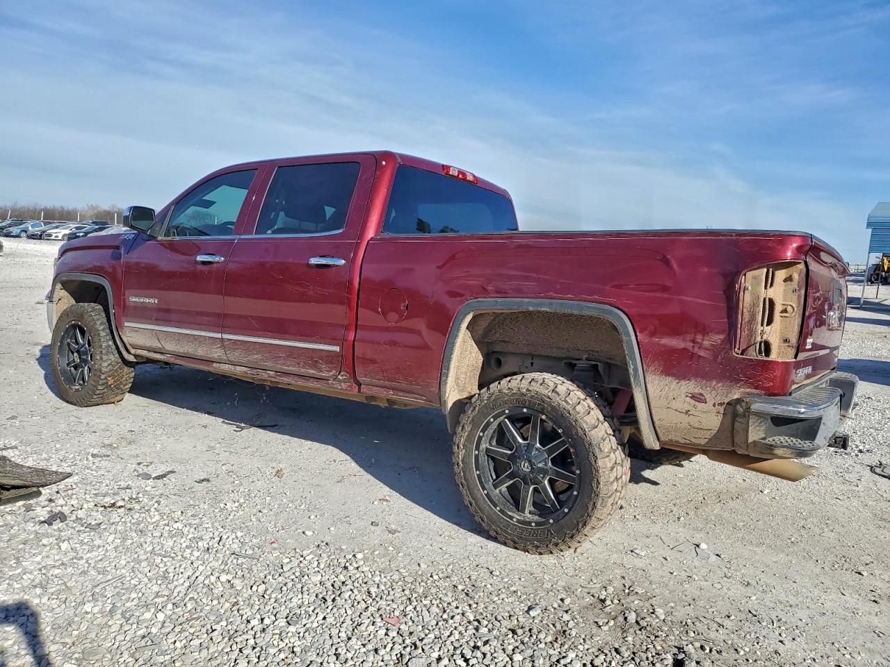 2014 Gmc Sierra K1500 Slt Maroon vin: 3GTU2VEC6EG450184