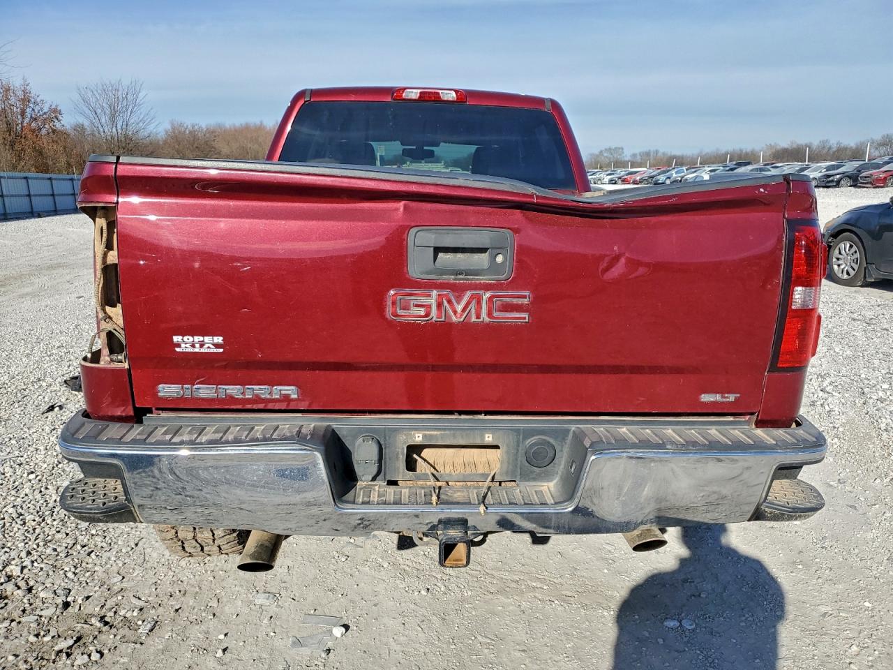 2014 Gmc Sierra K1500 Slt Maroon vin: 3GTU2VEC6EG450184