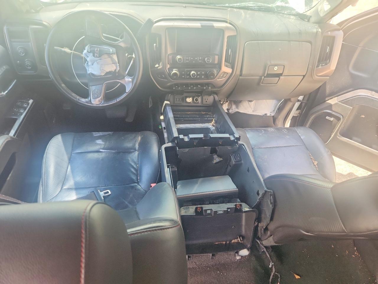 2014 Gmc Sierra K1500 Slt White vin: 3GTU2VEC6EG453795