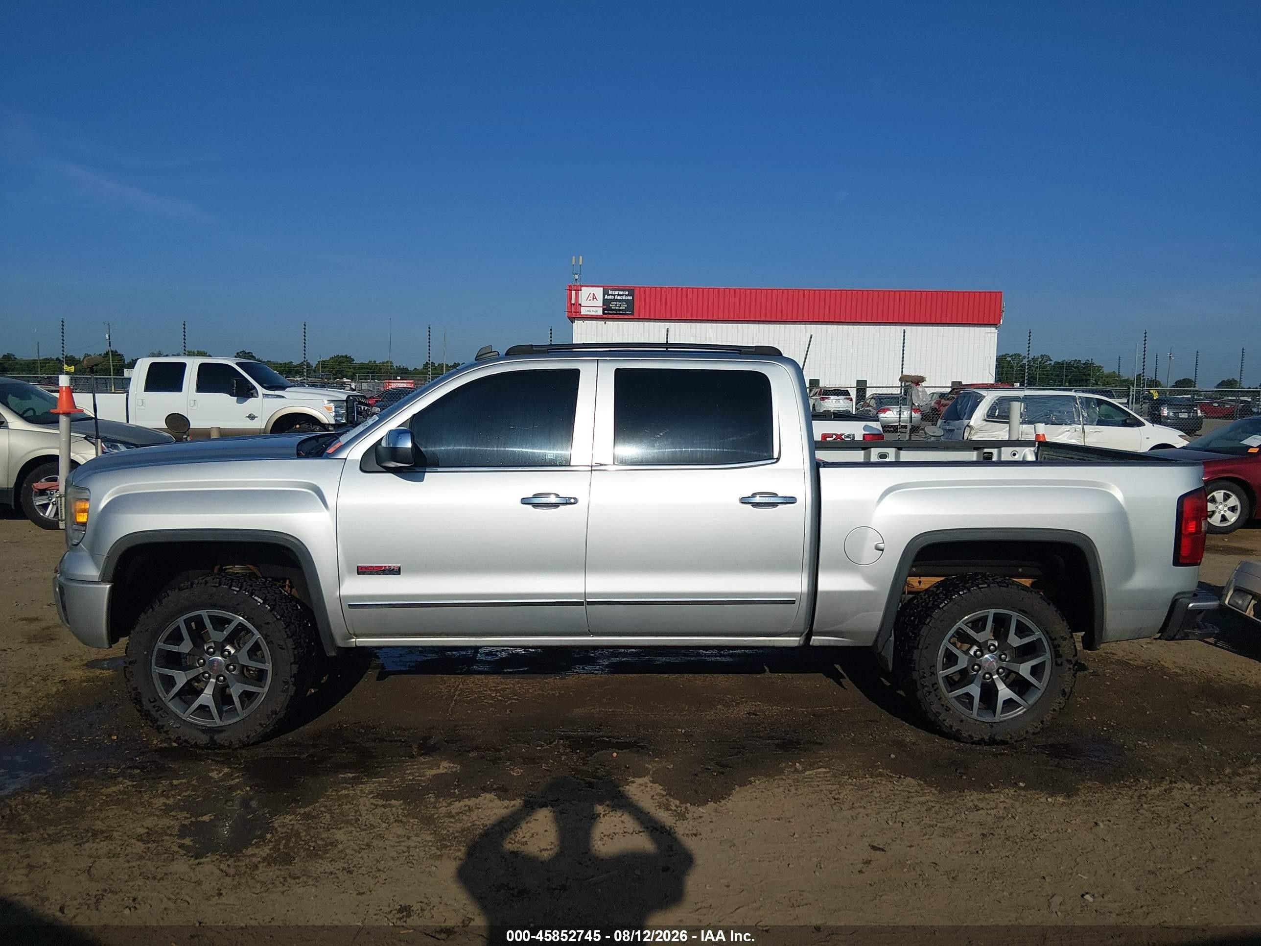 2014 Gmc Sierra 1500 Slt Серебряный vin: 3GTU2VEC6EG453828
