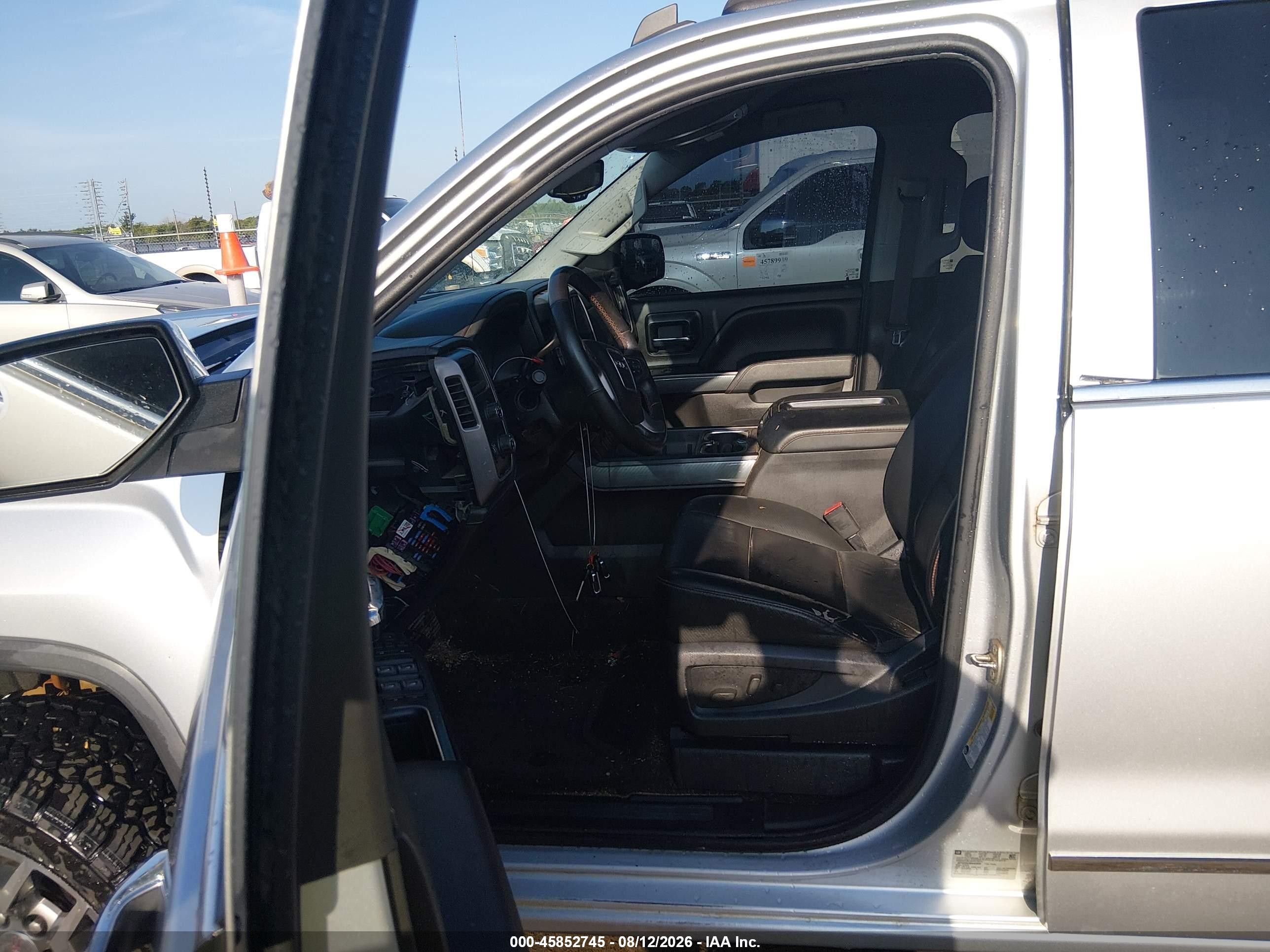 2014 Gmc Sierra 1500 Slt Серебряный vin: 3GTU2VEC6EG453828