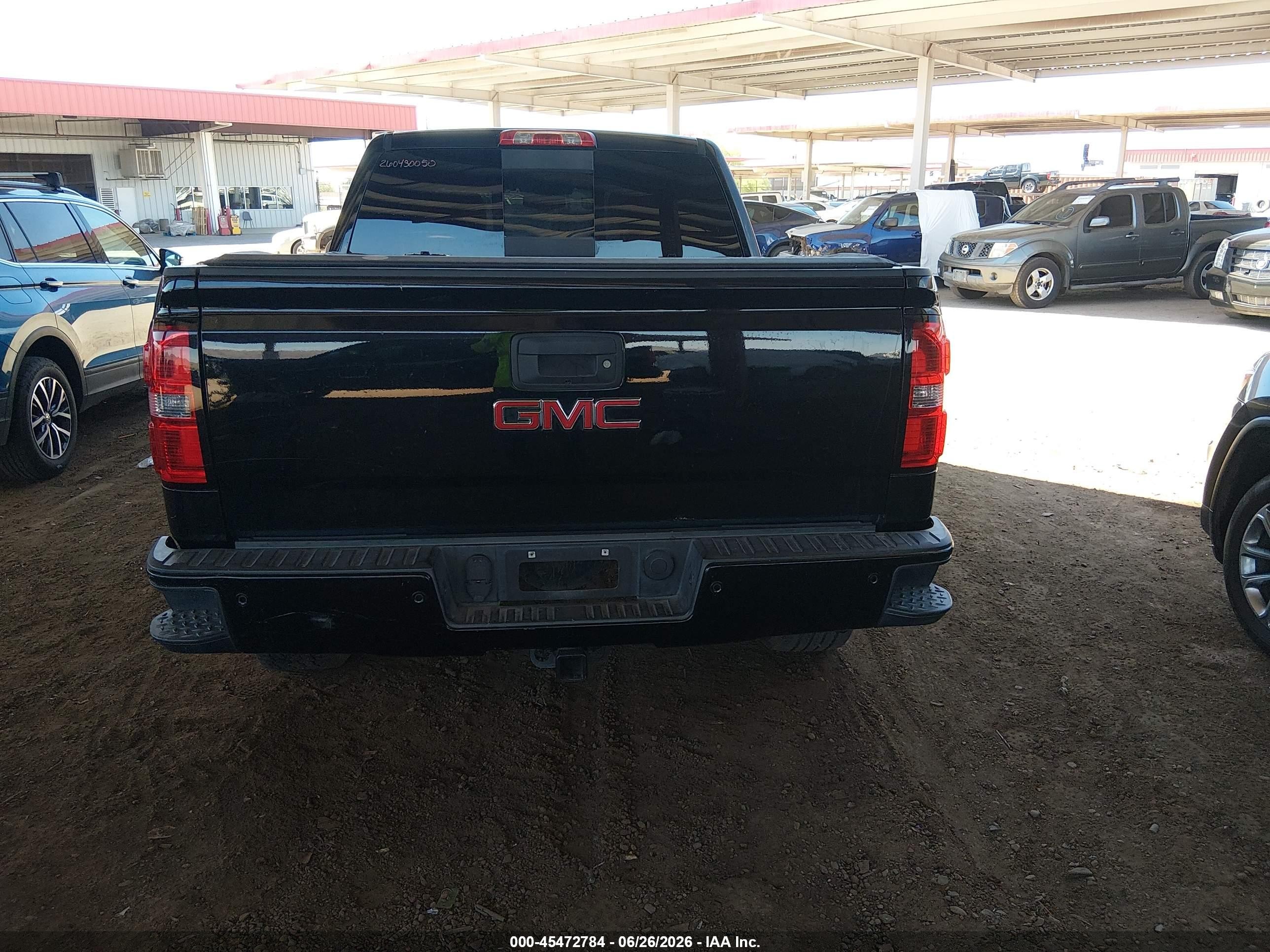 2014 Gmc Sierra 1500 Slt Black vin: 3GTU2VEC6EG571118