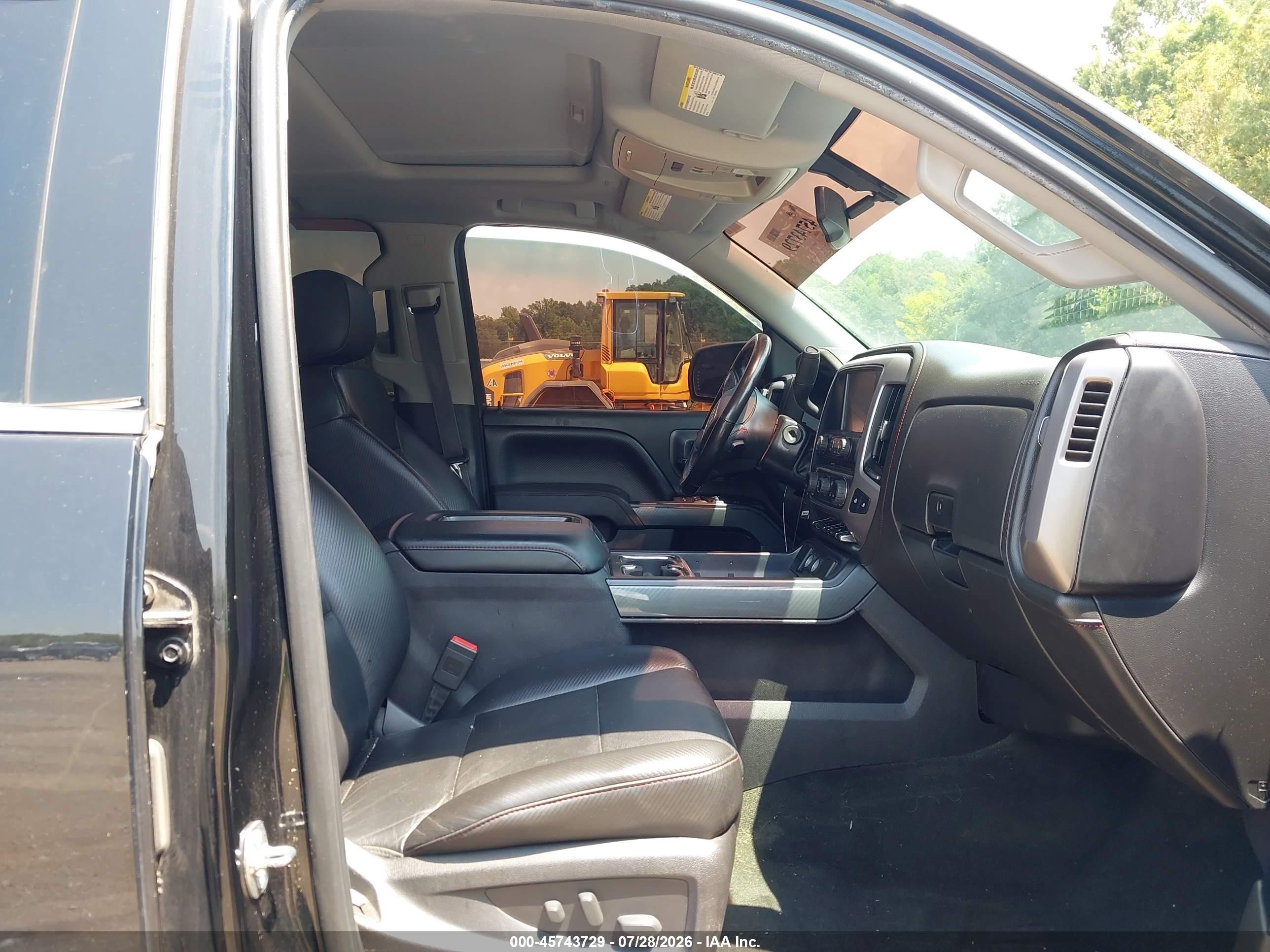 2015 Gmc Sierra 1500 Slt Черный vin: 3GTU2VEC6FG106968