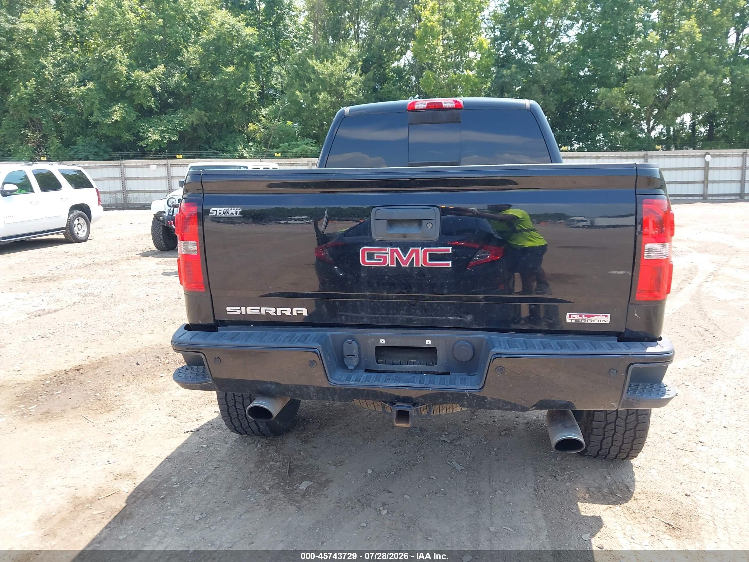 2015 Gmc Sierra 1500 Slt Черный vin: 3GTU2VEC6FG106968