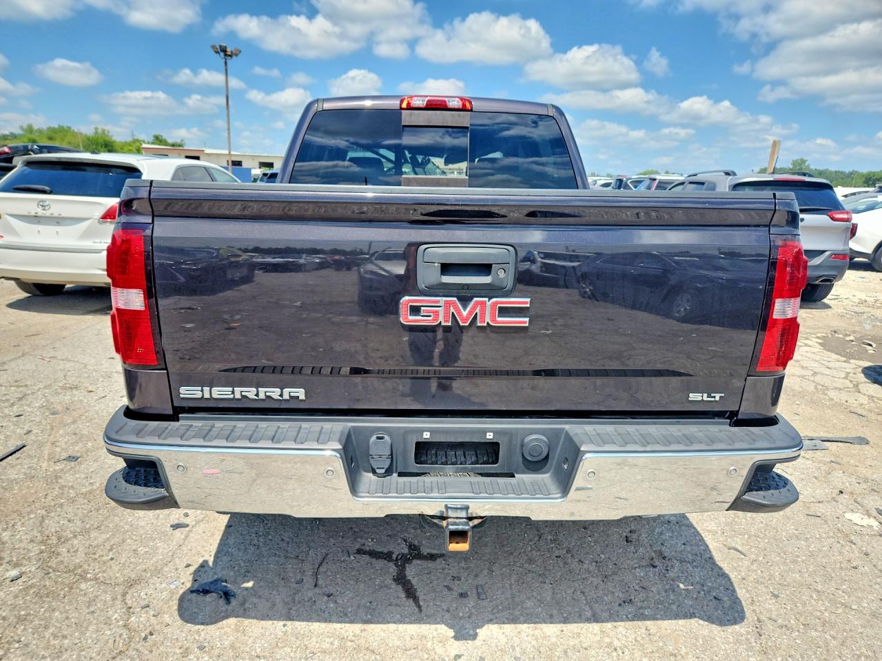2015 Gmc Sierra K1500 Slt Gray vin: 3GTU2VEC6FG134608