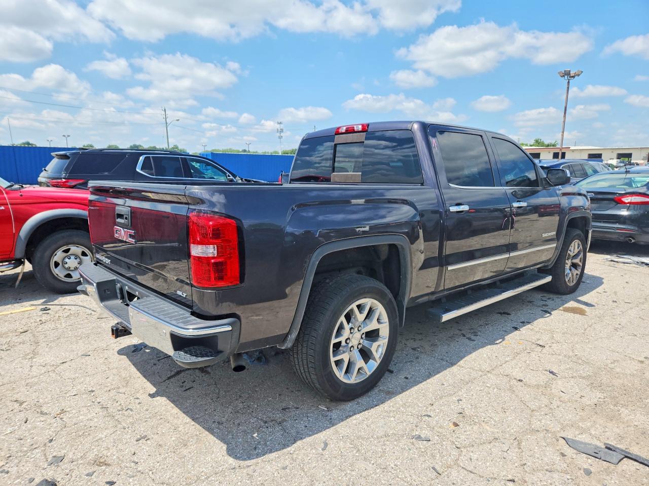 2015 Gmc Sierra K1500 Slt Gray vin: 3GTU2VEC6FG134608