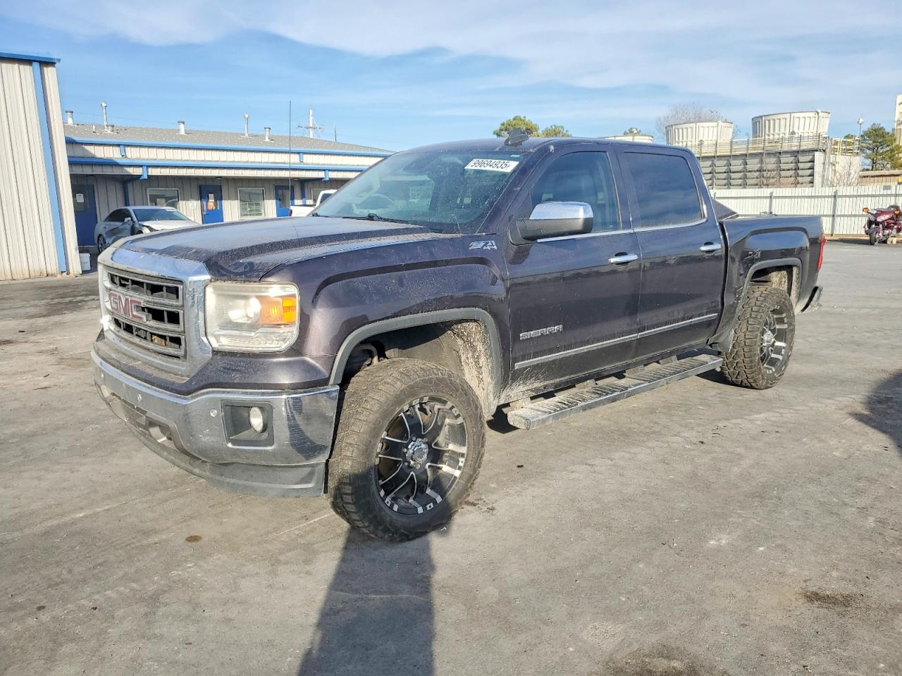 2015 Gmc Sierra K1500 Slt Серый vin: 3GTU2VEC6FG151473