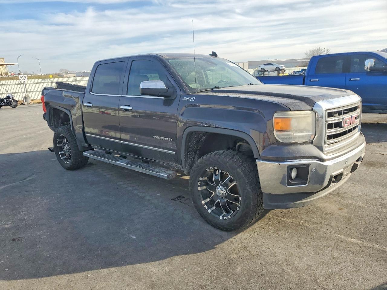 2015 Gmc Sierra K1500 Slt Gray vin: 3GTU2VEC6FG151473