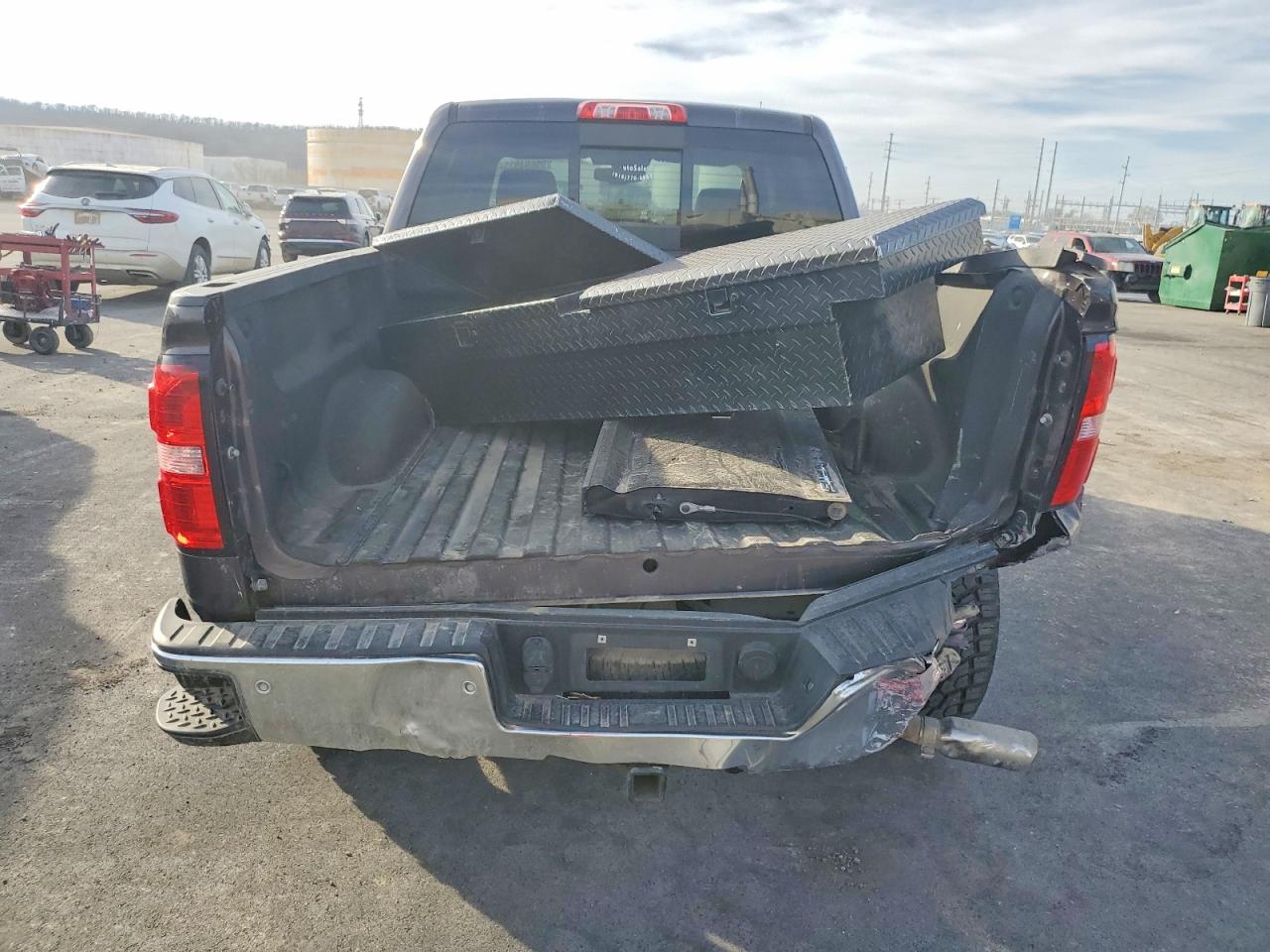 2015 Gmc Sierra K1500 Slt Gray vin: 3GTU2VEC6FG151473