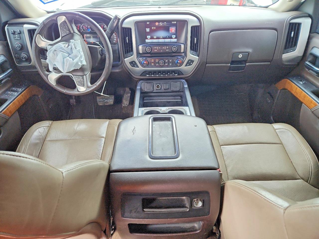 2015 Gmc Sierra K1500 Slt White vin: 3GTU2VEC6FG231436
