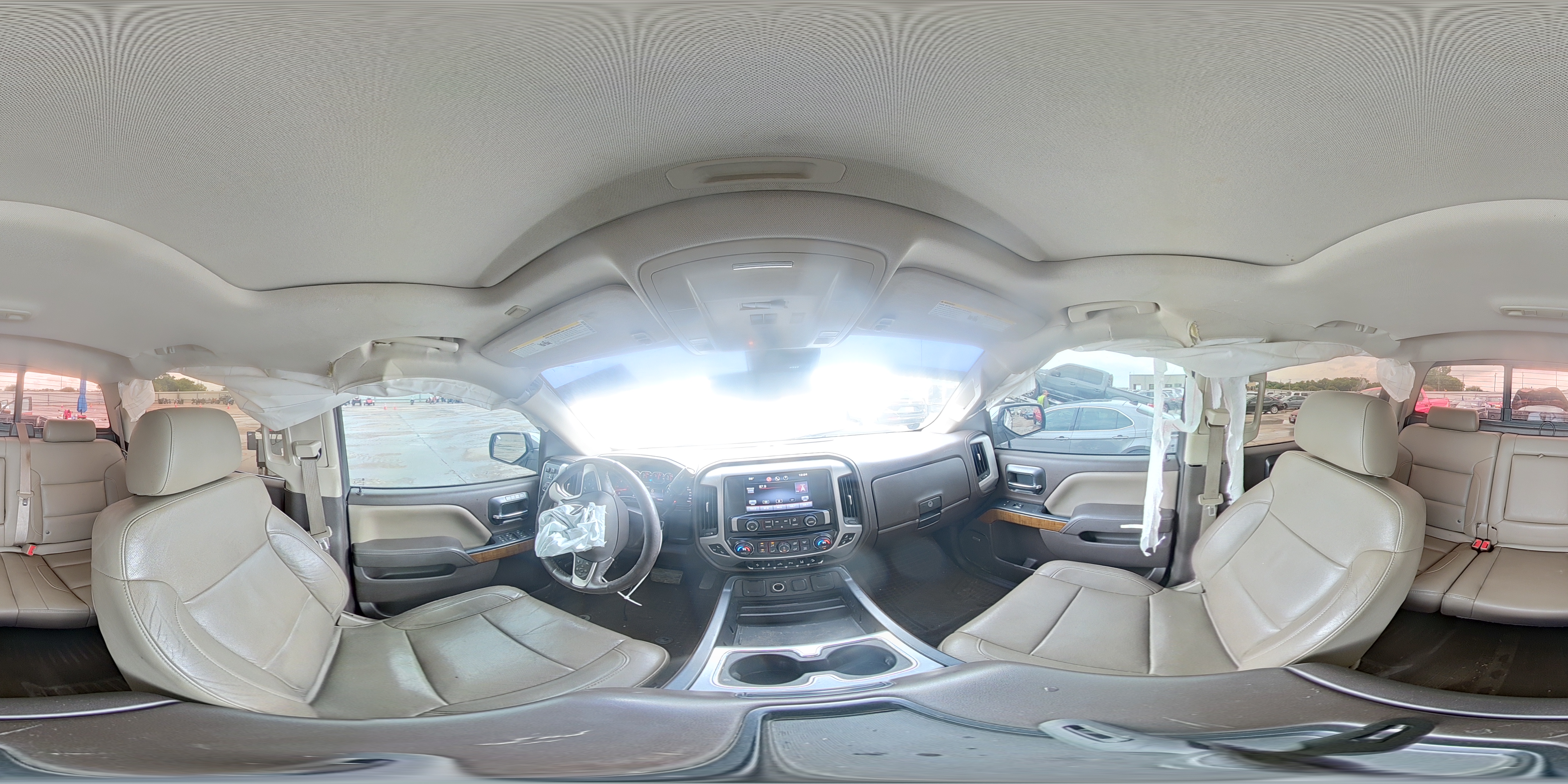 2015 Gmc Sierra K1500 Slt White vin: 3GTU2VEC6FG231436