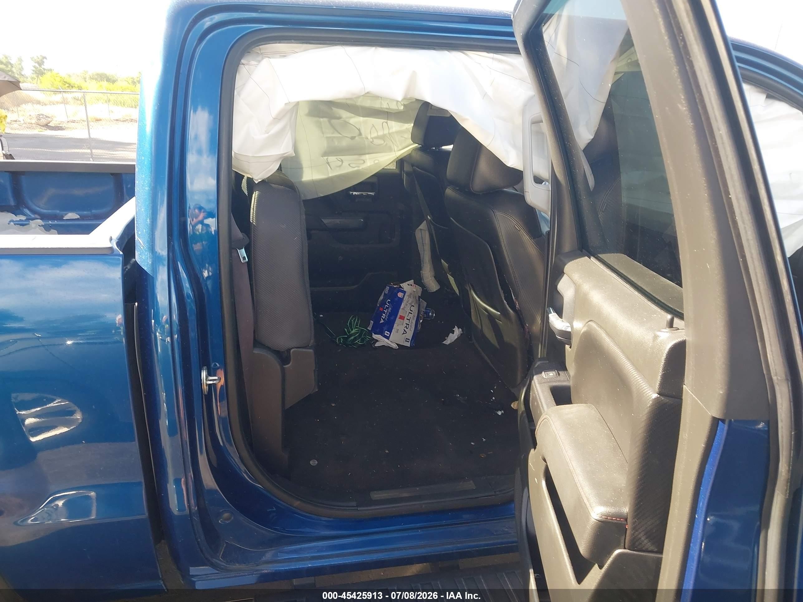 2015 Gmc Sierra 1500 Slt Blue vin: 3GTU2VEC6FG289983