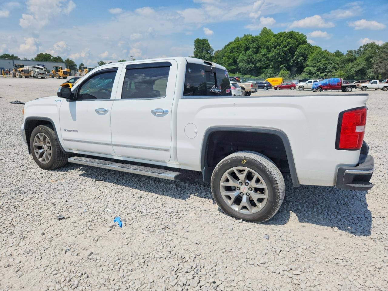 2015 Gmc Sierra K1500 Slt Белый vin: 3GTU2VEC6FG404260