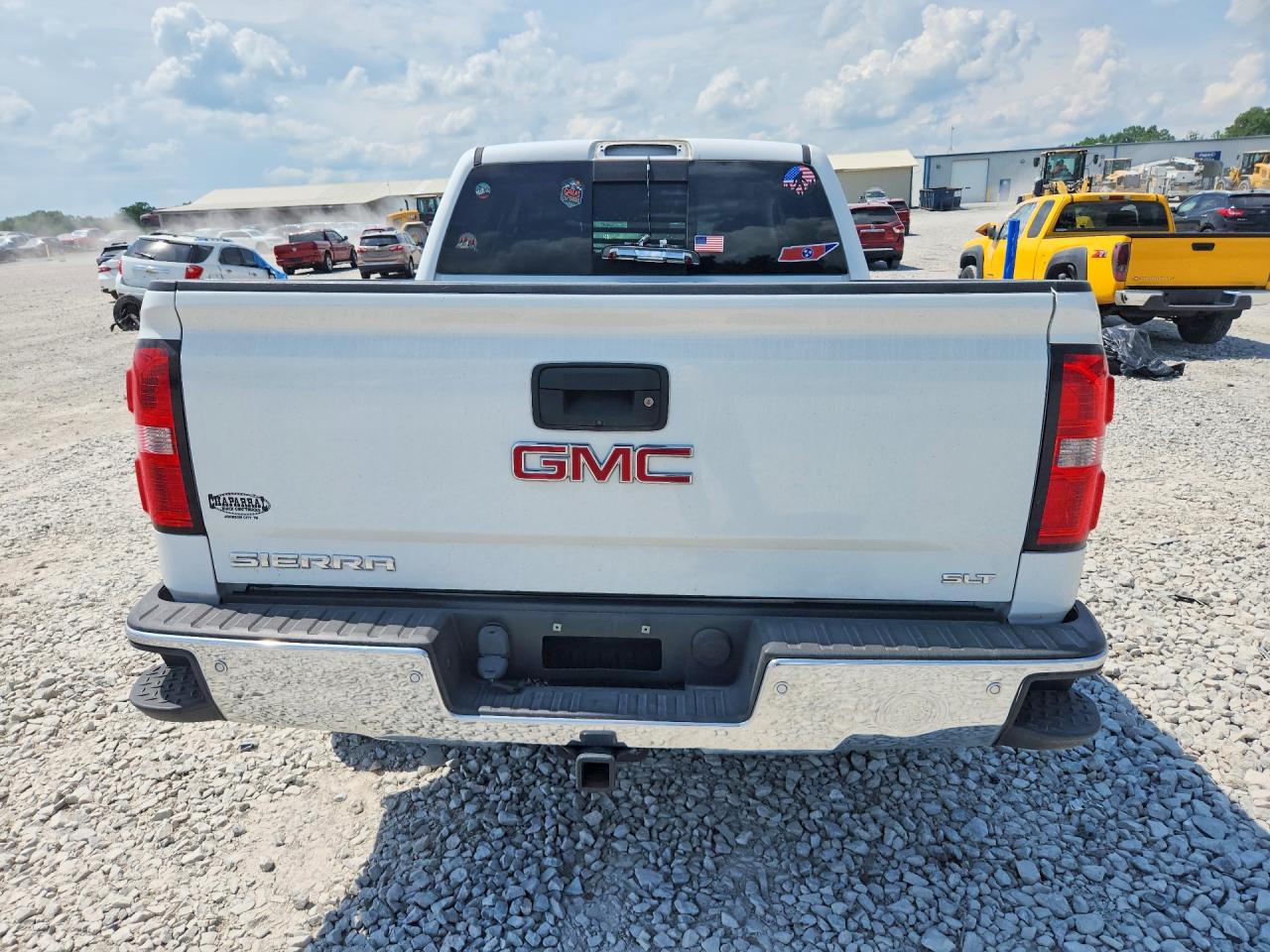 2015 Gmc Sierra K1500 Slt Белый vin: 3GTU2VEC6FG404260