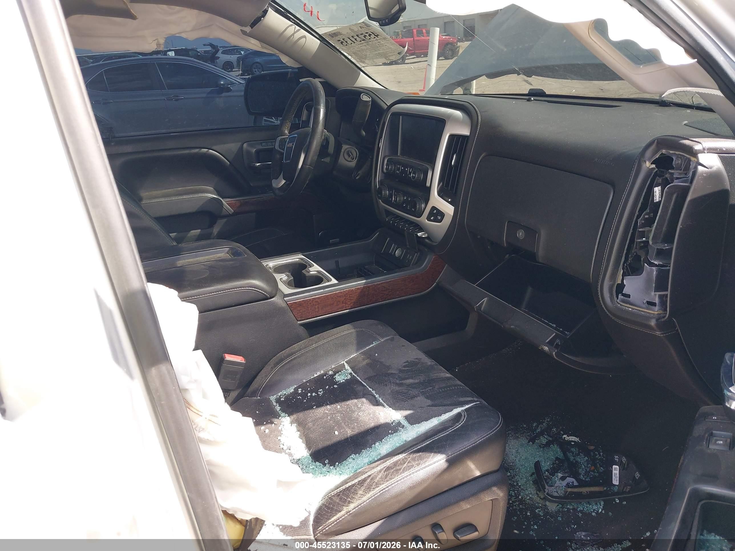 2015 Gmc Sierra 1500 Slt Silver vin: 3GTU2VEC6FG422211