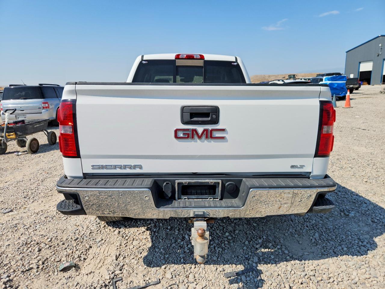 2014 Gmc Sierra K1500 Slt Белый vin: 3GTU2VEC7EG163727