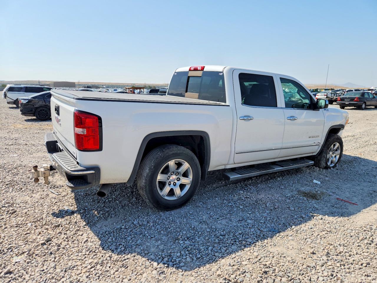 2014 Gmc Sierra K1500 Slt Белый vin: 3GTU2VEC7EG163727