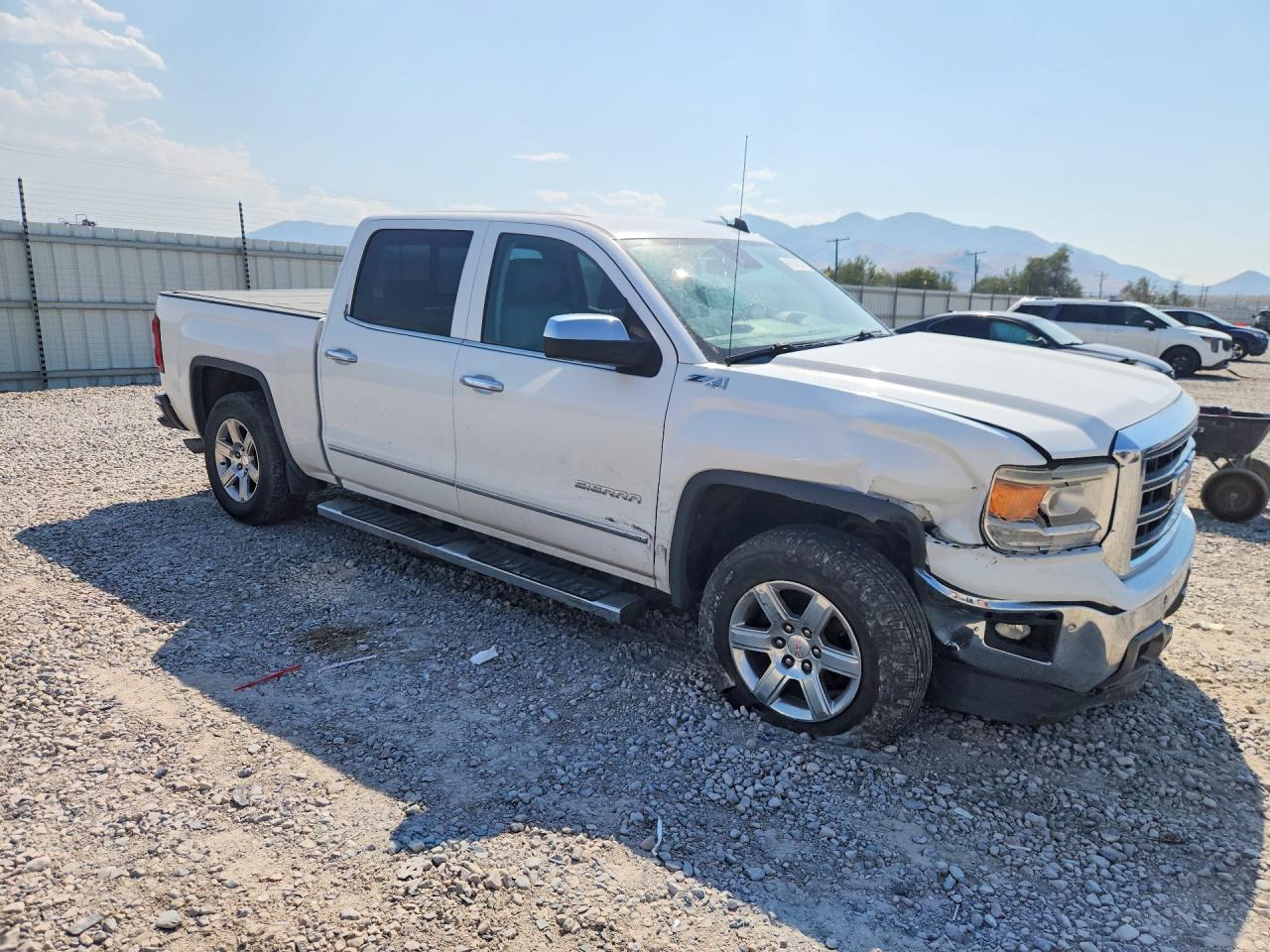 2014 Gmc Sierra K1500 Slt Белый vin: 3GTU2VEC7EG163727