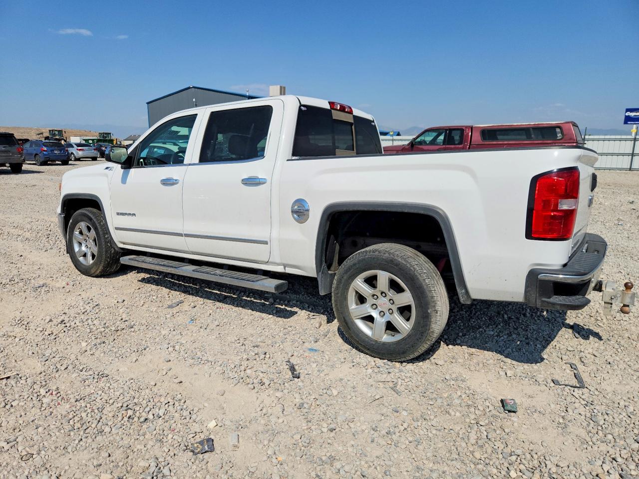 2014 Gmc Sierra K1500 Slt Белый vin: 3GTU2VEC7EG163727