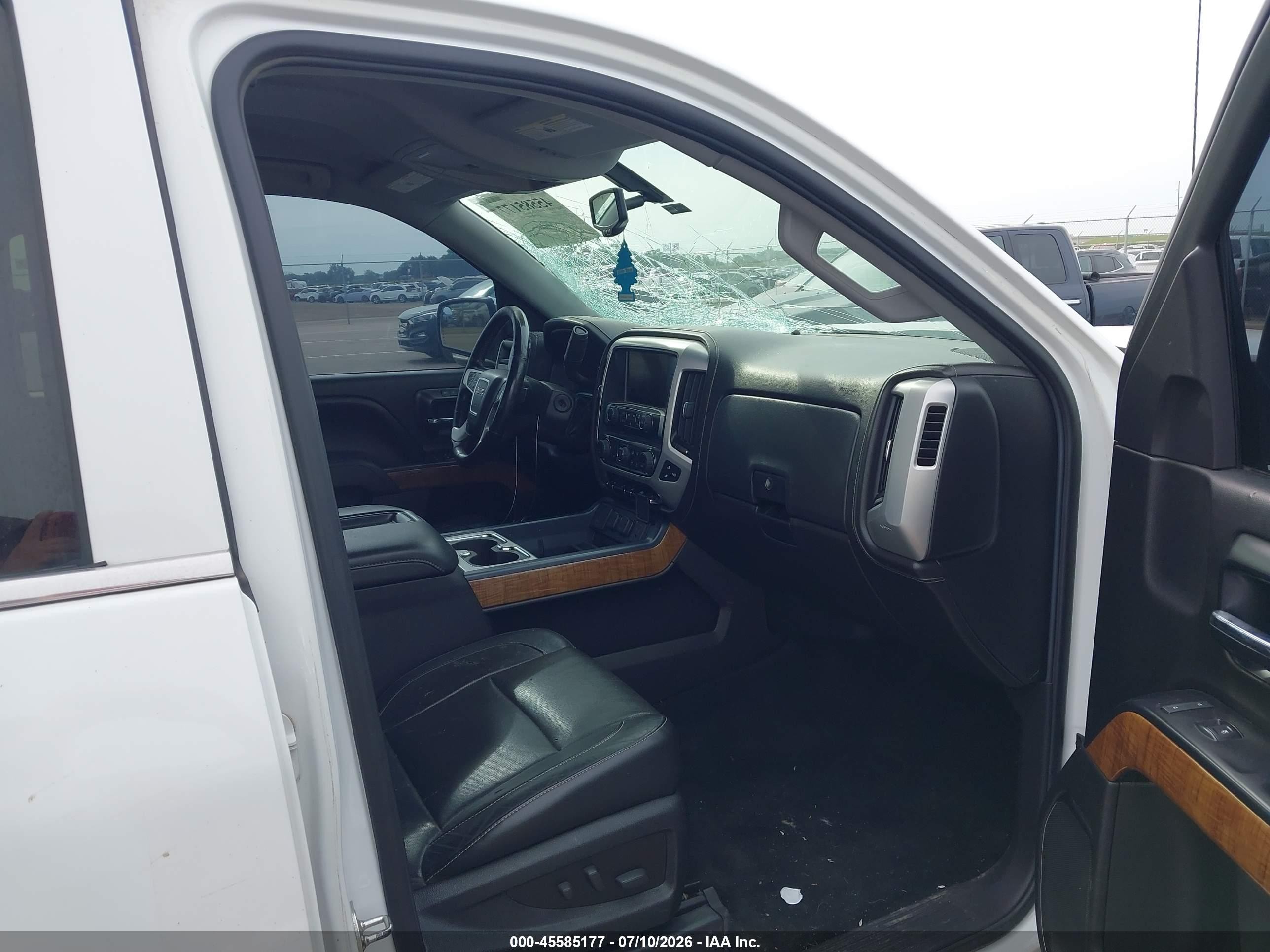 2014 Gmc Sierra 1500 Slt Белый vin: 3GTU2VEC7EG187011