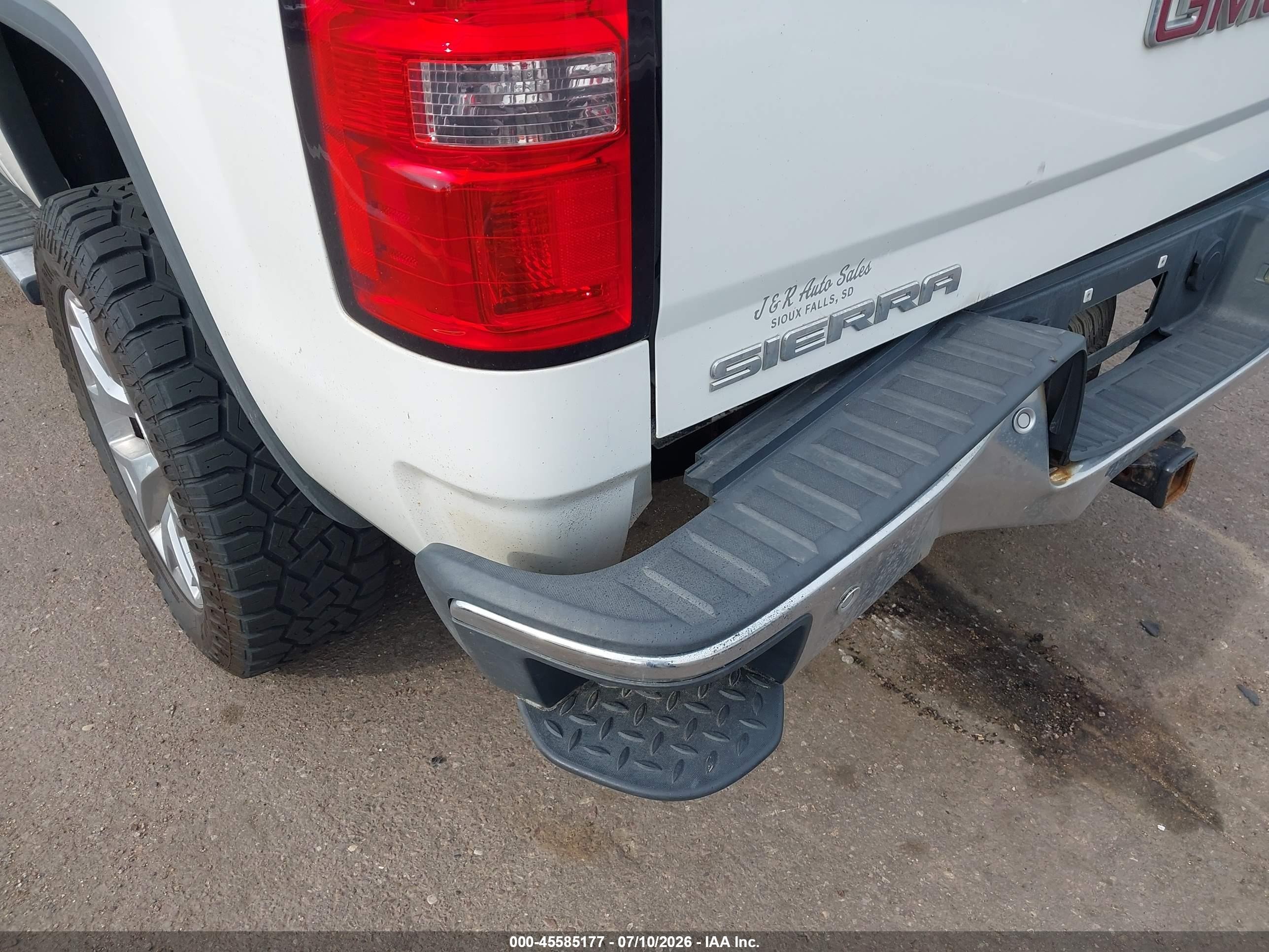 2014 Gmc Sierra 1500 Slt Белый vin: 3GTU2VEC7EG187011
