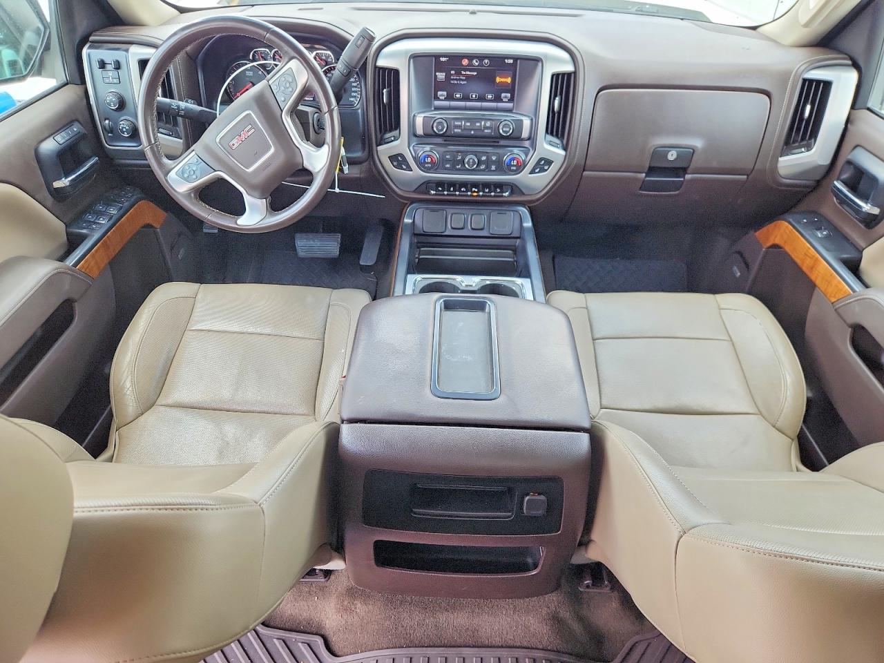 2014 Gmc Sierra K1500 Slt White vin: 3GTU2VEC7EG188577