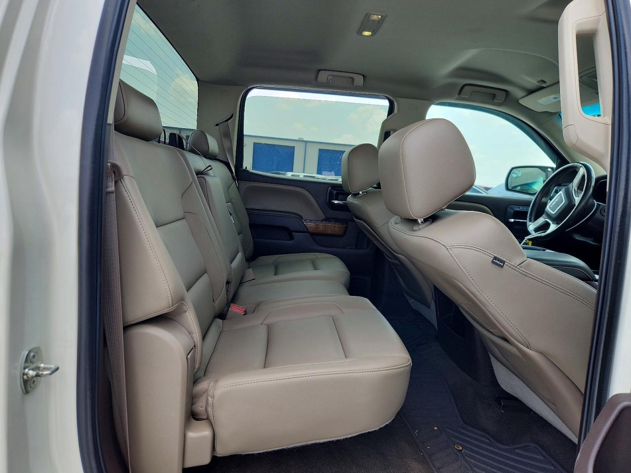 2014 Gmc Sierra K1500 Slt White vin: 3GTU2VEC7EG188577